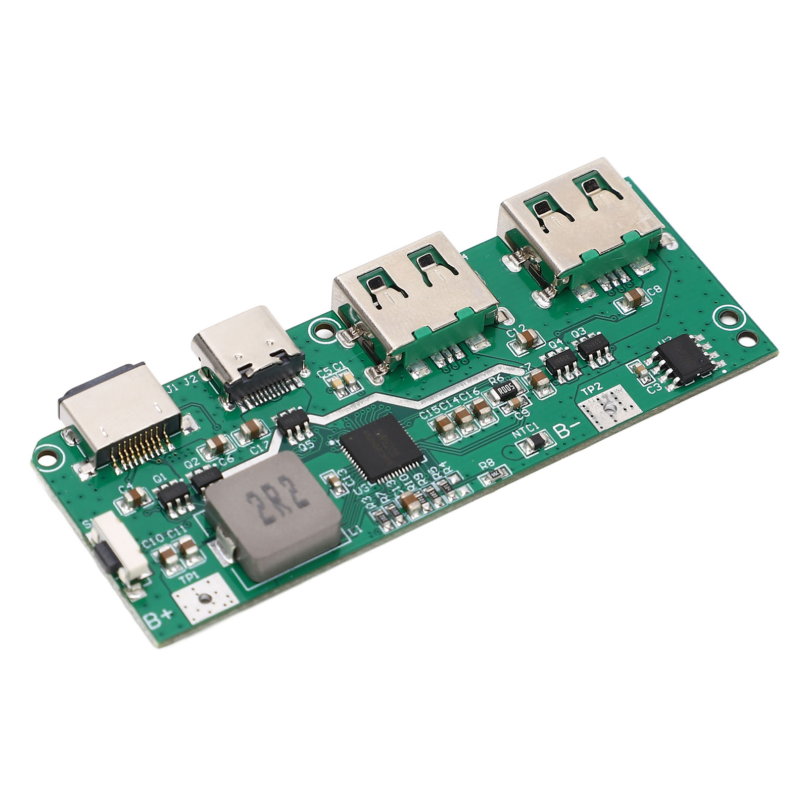 2 Stück Qc4.0/qc3.0 Schnelllademodul Mit Zwei Leds, Usb-akkulademodul Für Mobile Stromversorgung (6–32 V)
