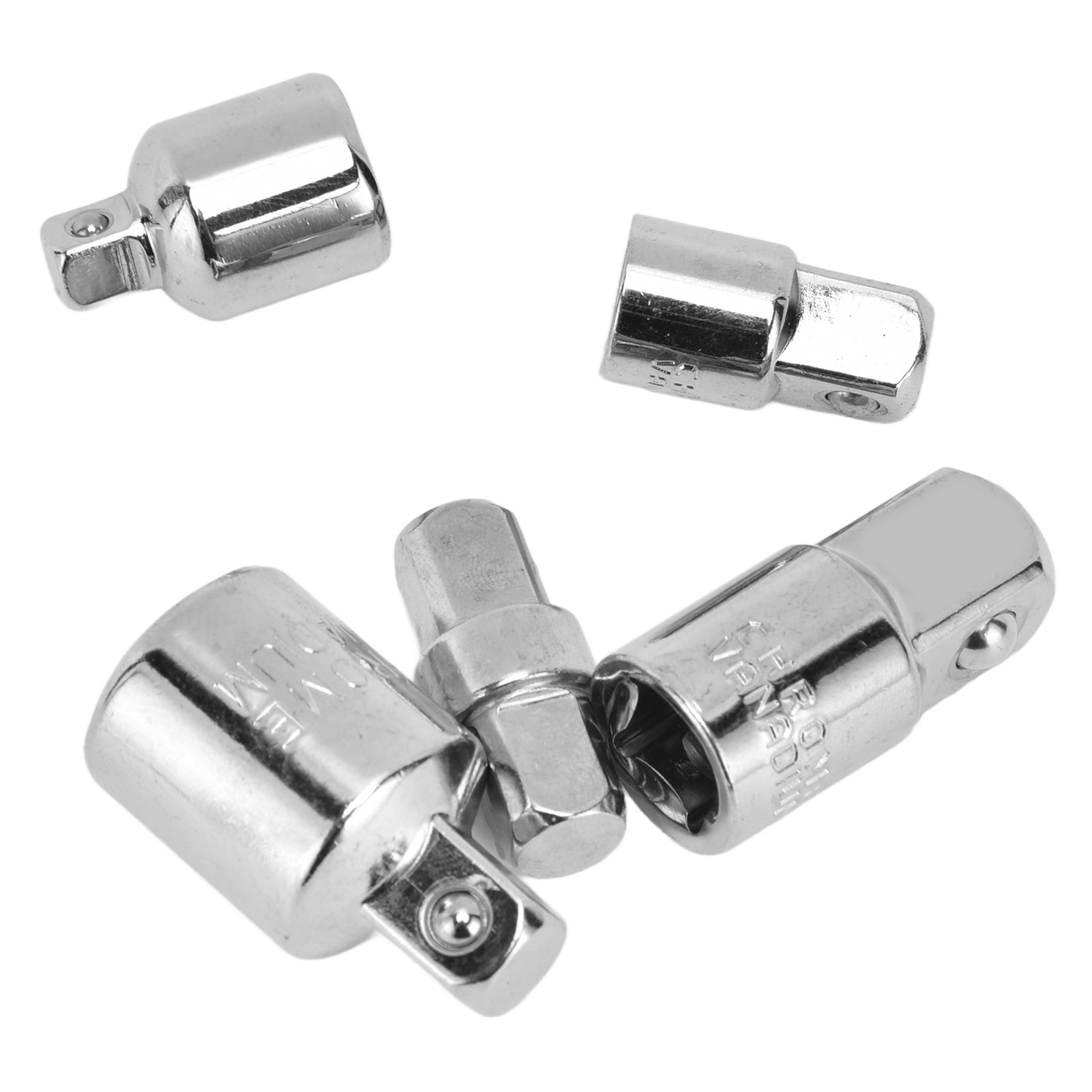 5-teiliges Set Steckschlüsseladapter, Robust, Verschleißfest, Verschiedene Größen, Kompakt, Praktisch, Ratschenkonverter Für Die Industrie