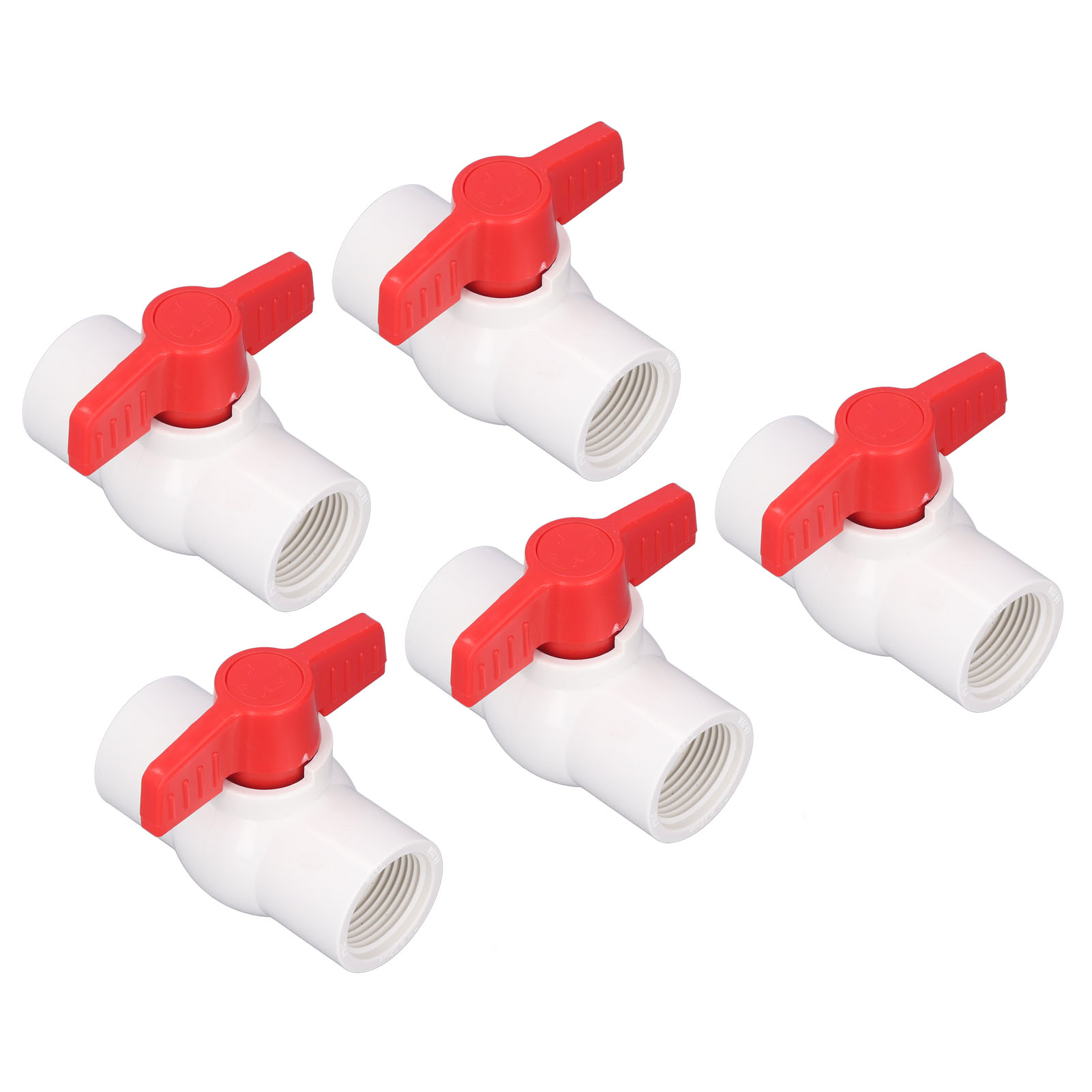 5 Stück Wasserzulauf-kugelhähne Aus Pvc-kunststoff Mit Schraubverschluss, Schnellkupplungen, 20 Mm Innendurchmesser