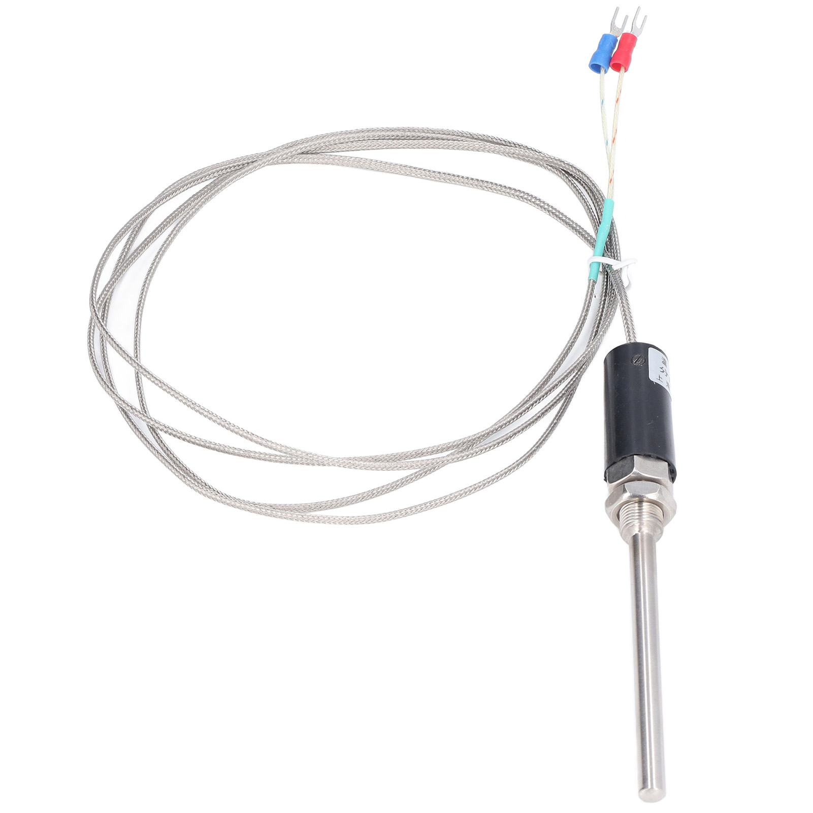 Thermoelement-sensor Typ K, Nichromummantelter Drahtsensor Mit Geradem Schaft, 100 Mm