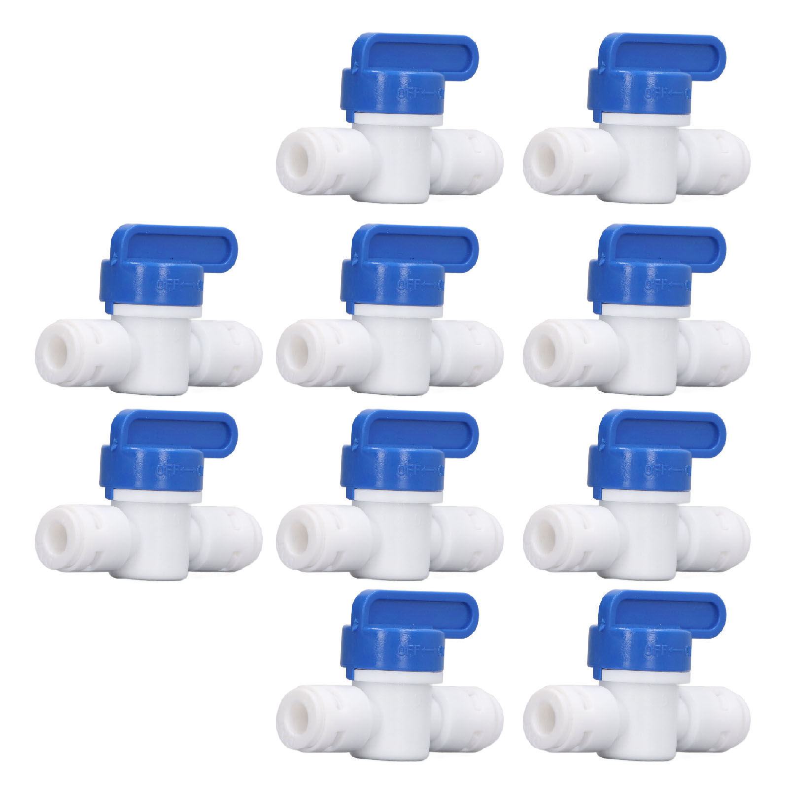 10 Stück Inline-kugelhahn-mini-wasserschlauch-absperrschalter-schnellanschluss-zubehör Für Wasserreiniger 1/4 Zoll