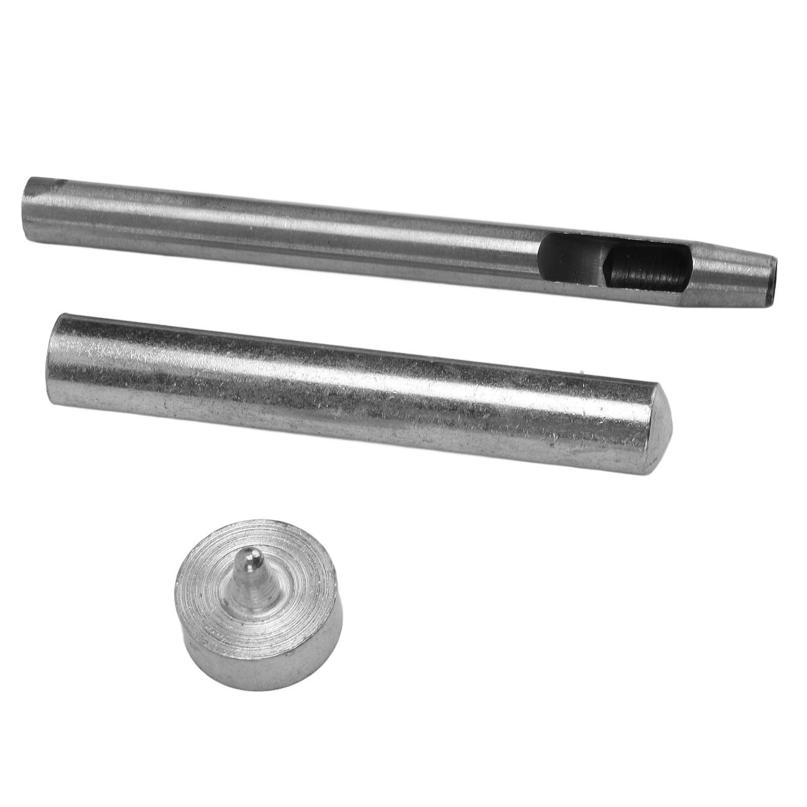 50 Stück Ledernieten Aus Eisen Mit Runder Innenlochöse Und 3 Werkzeugen Für Diy-bastelarbeiten, 7 Mm / 0,28 Zoll