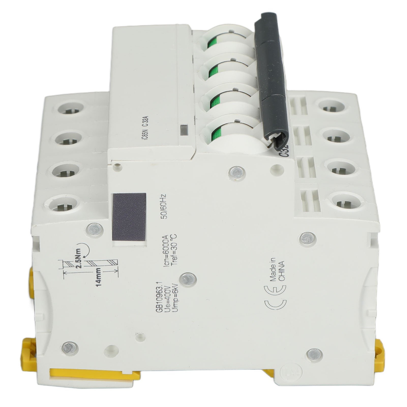 Leitungsschutzschalter Mcb 4p Niederspannung Din-schienenmontage Ac 400v 32a Für Haushaltsgeräte