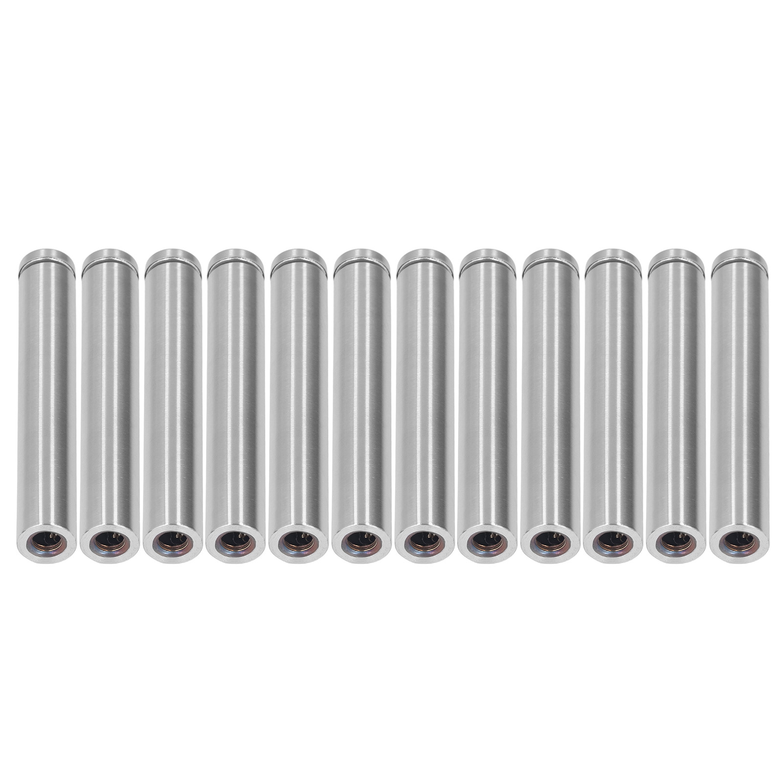 12er-set Edelstahl-abstandsschrauben Für Werbenägel Mit Gewindeeinsätzen, 19 X 120 Mm