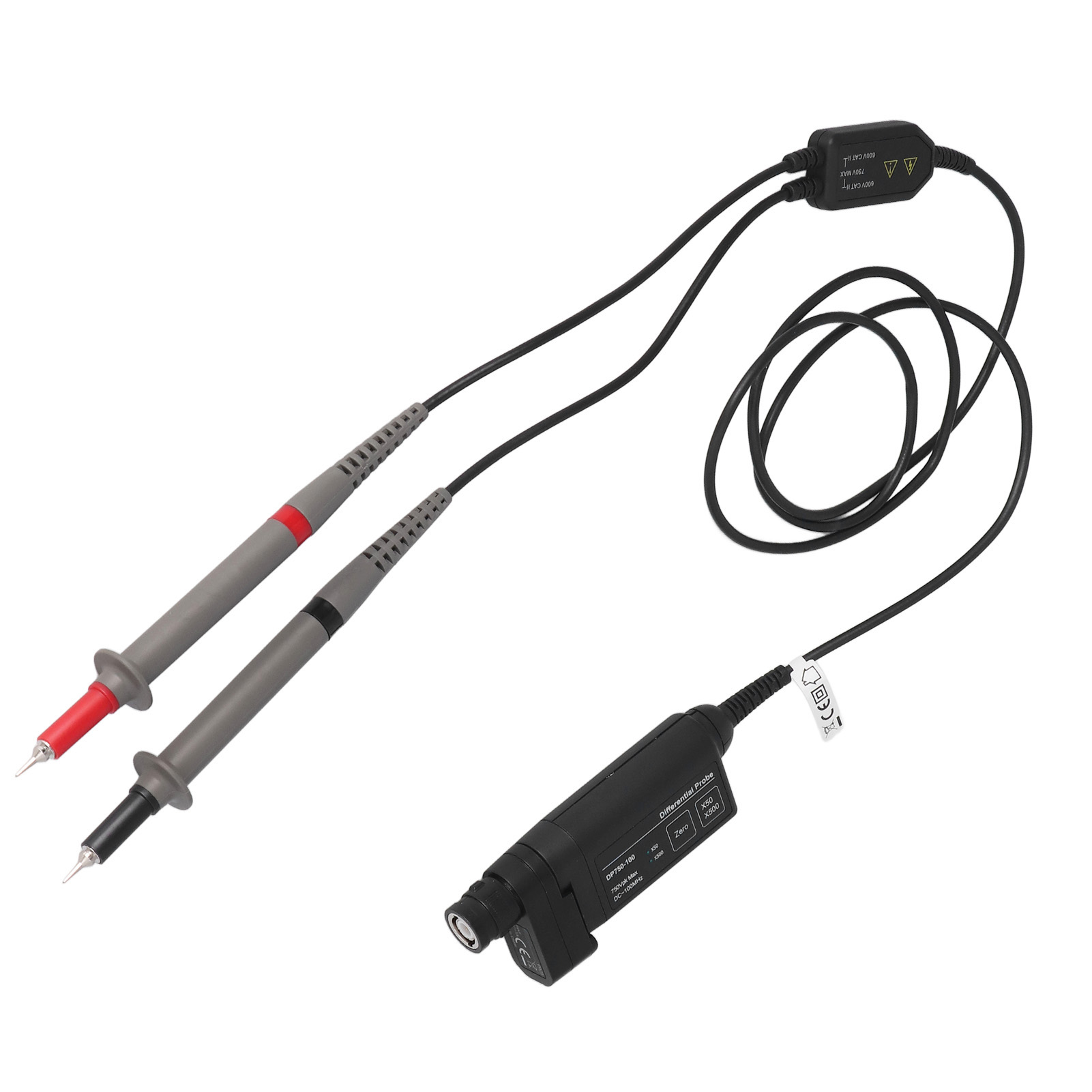 Dp750 100 Oszilloskop-hochspannungs-differenztastkopf-kit Mit 50-facher Und 500-facher Dämpfung (100 Mhz)