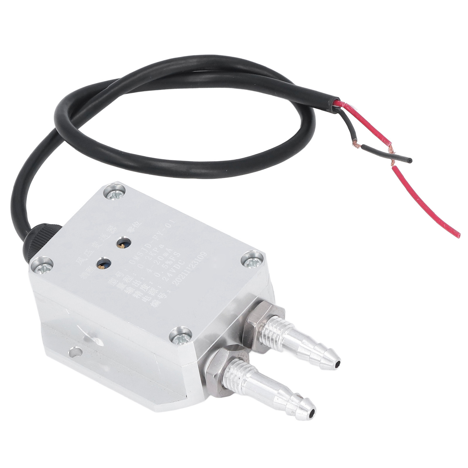 Luftdrucktransmitter Aus Aluminiumlegierung, Winddrucksensor Für Unterirdische Belüftung, 24 V Dc