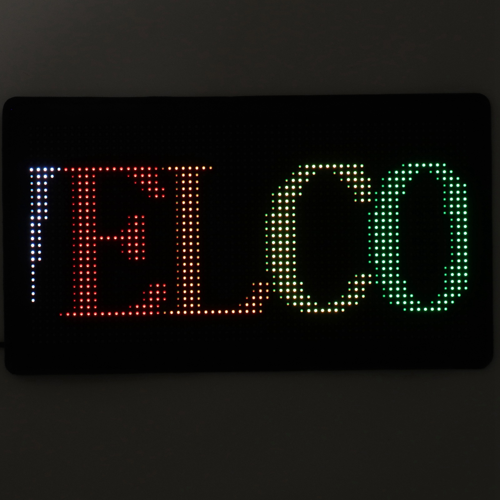 Laufschrift-led-autoschild, App-steuerung, Flexibler Bildschirm, 32x64 Pixel Auflösung, Dc5v Usb-schnittstelle