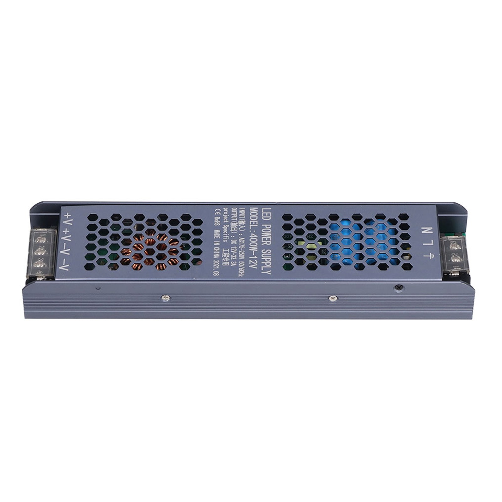Led-schaltnetzteil-treiber, Magnetischer Lichttransformator, Schwarz, Lange Leiste, 400 W, Ac 175–250 V, 12 V, 33,3 A