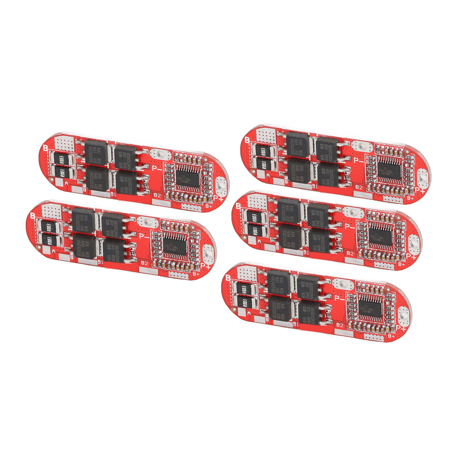 5 Stück Lithium-batterieschutzplatinen, 3-strängig, Für Ternäres Laden Und Entladen, 3,7 V, 20 A, 1–5s
