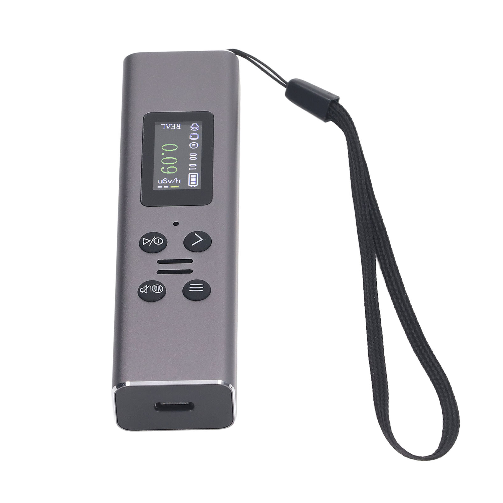 Geigerzähler, Tragbares Strahlungsdosimeter Mit 0,96-zoll-lcd-bildschirm Und Eingebautem Akku