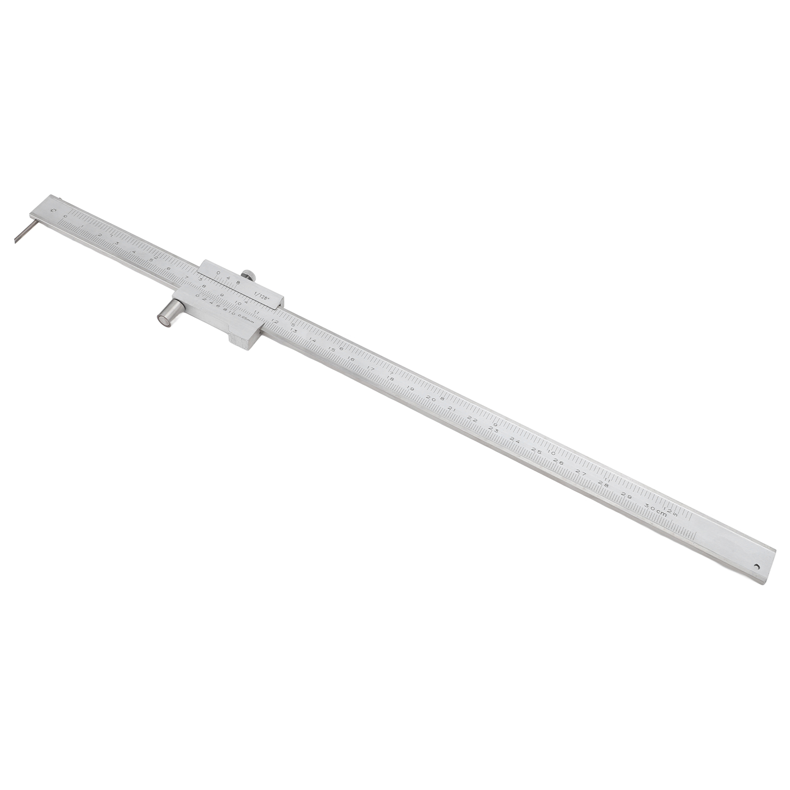 Multifunktionaler Linienzeichner Aus Edelstahl Mit Edelstahl-neiger Und Hartmetallkopf, 0–300 Mm