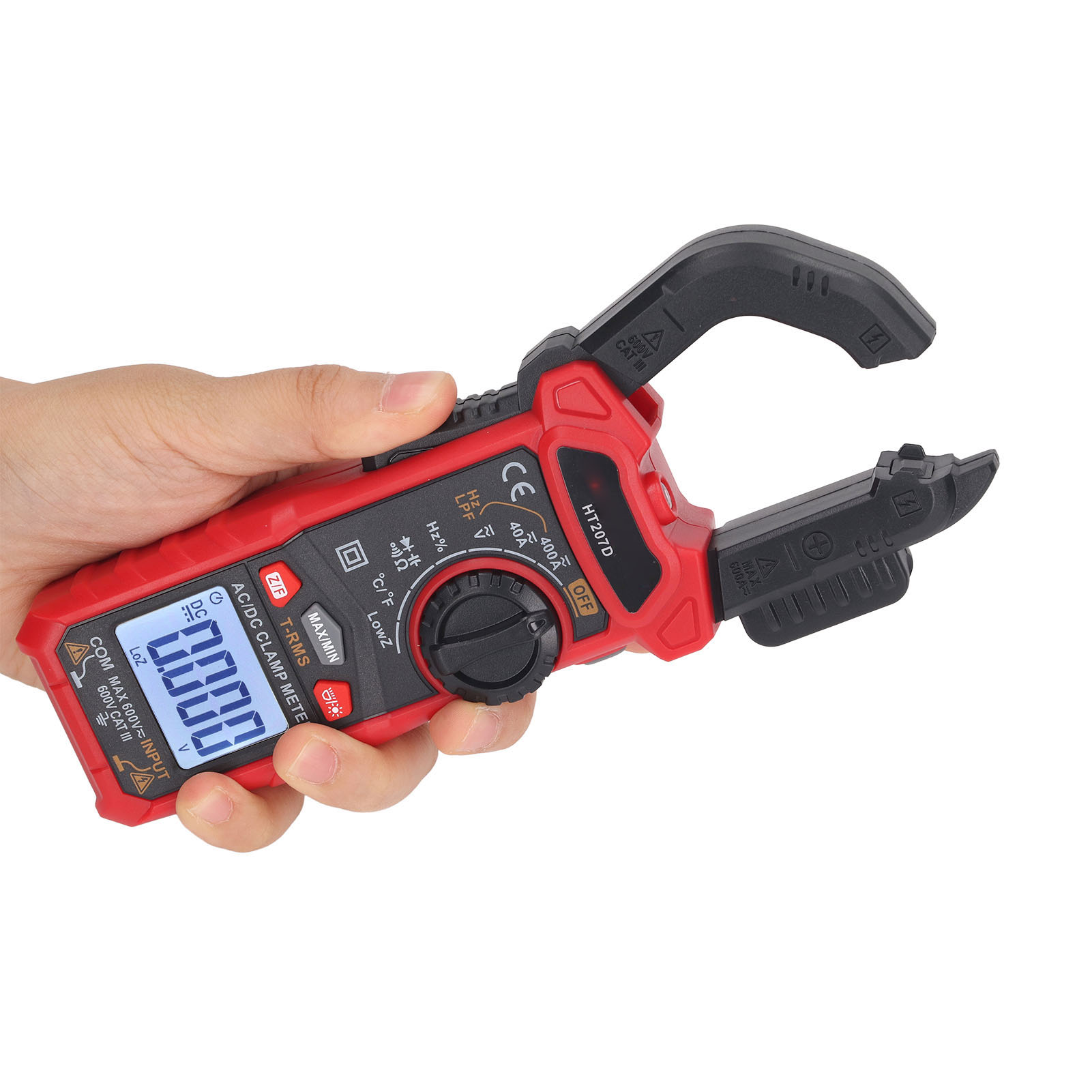Digitales Zangenamperemeter, Multimeter, Voltmeter, Amperemeter, Temperaturmessung, Kapazitätsmessung, Widerstandsmessung, Diodenmessung, Wechsel- Und Gleichstrommessung