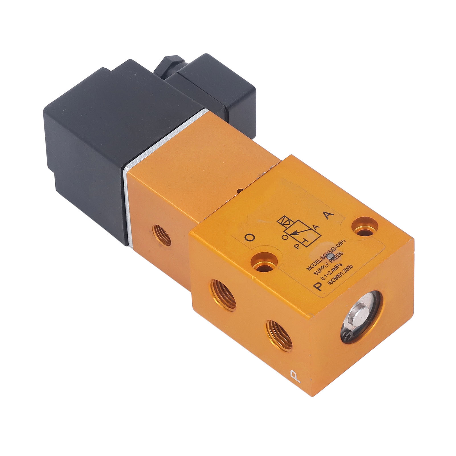 3-wege-2-positionen-magnetventil G1/4 Zoll 8 Mm Hochdruck-absperr-wege-magnetventil Für Pneumatische Systeme Ac220v