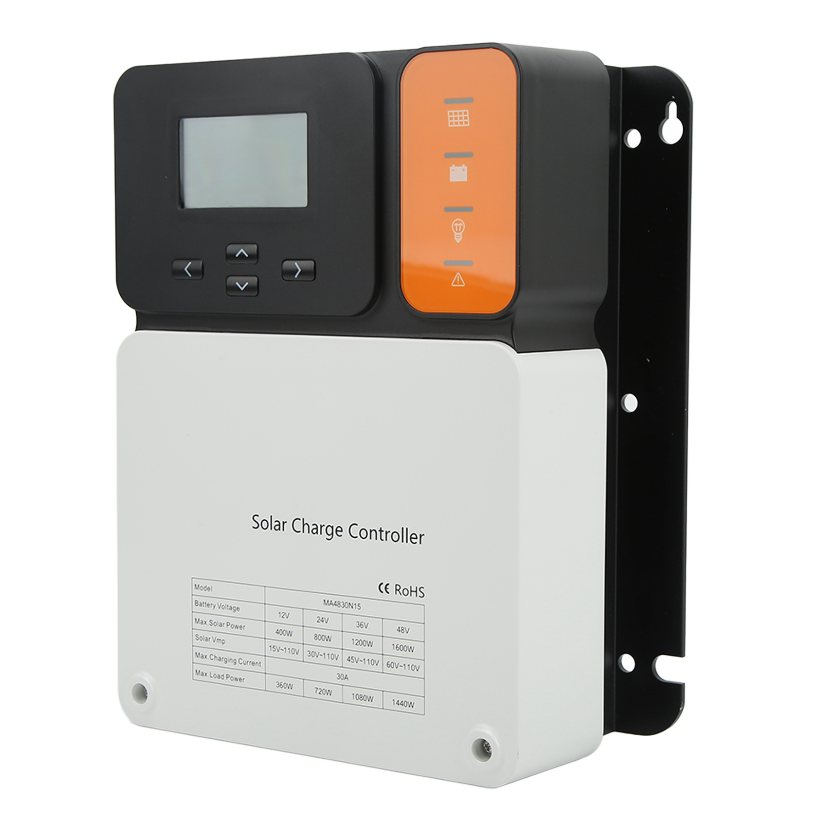 Mppt-solar-laderegler 30a Mit Lade- Und Entladeschutz Für 12v, 24v, 36v Und 48v