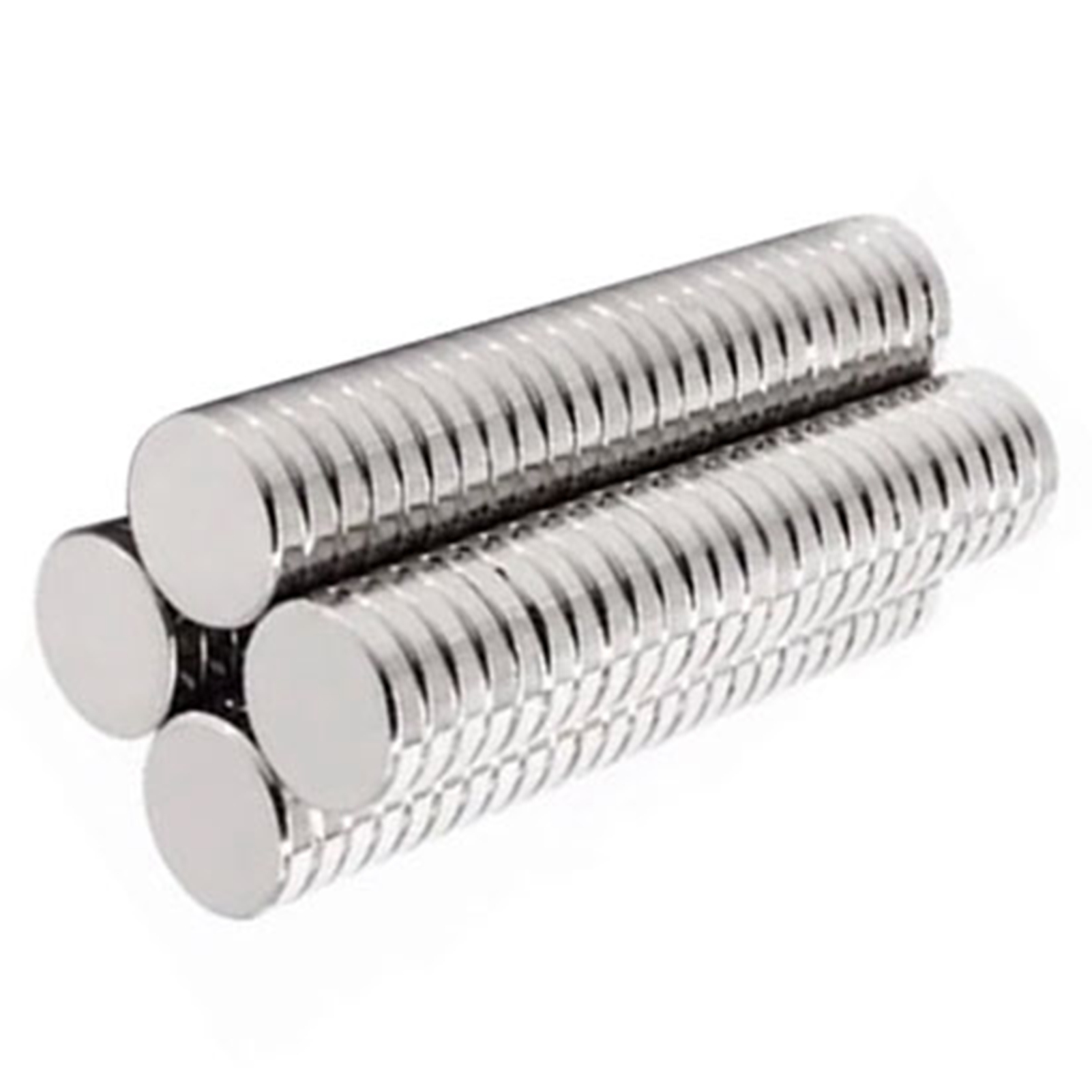 50 Stück Runde Neodym-magnete 10x2mm N35 Starke Magnetisierung Neodym-eisen-magnete