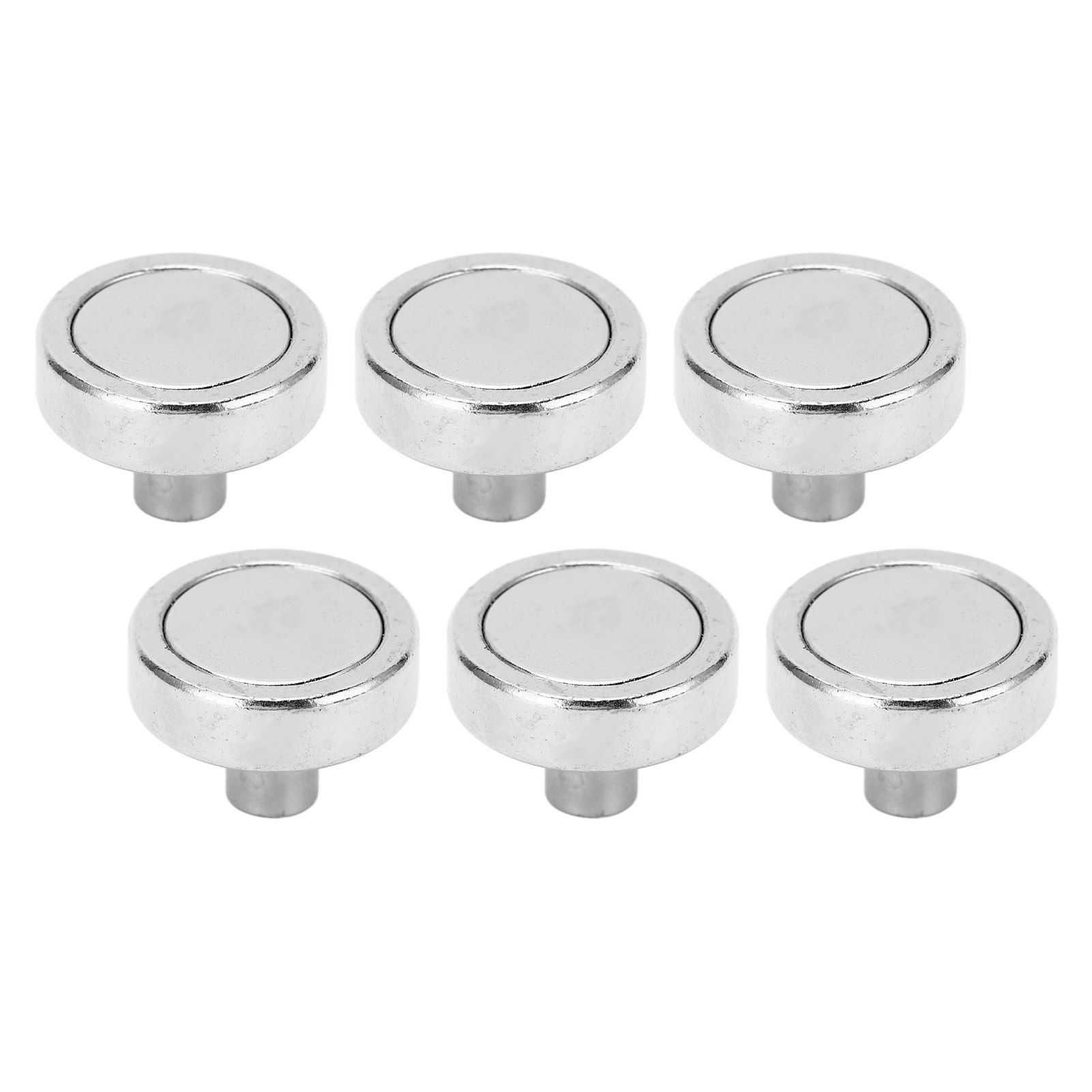 20 Stück Silberne Neodym-topfmagnete Mit Ndfeb-magnetfuß, Vernickelt, Starker Magnethaken