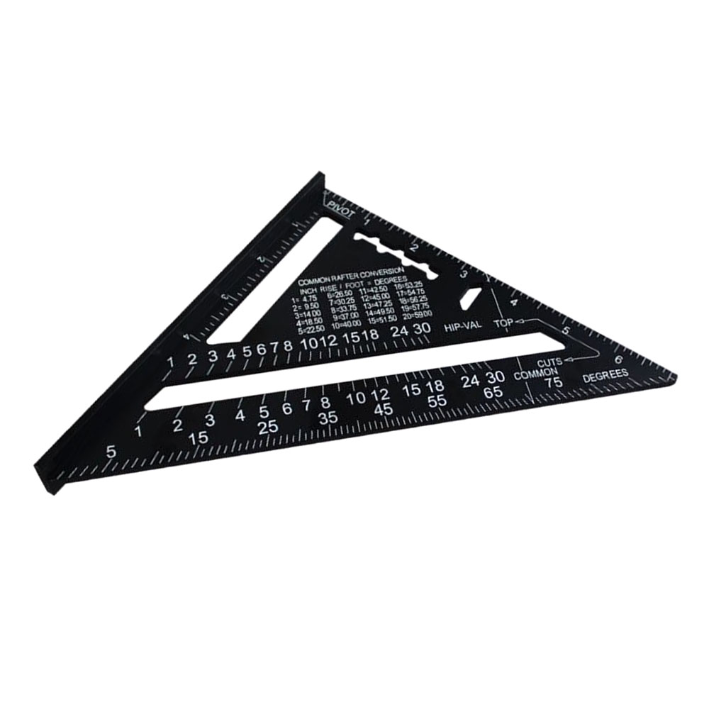 7-zoll-zimmermannsdreieck-winkelmesser Aus Aluminiumlegierung, Rechtwinklig, Für Holzbearbeitung