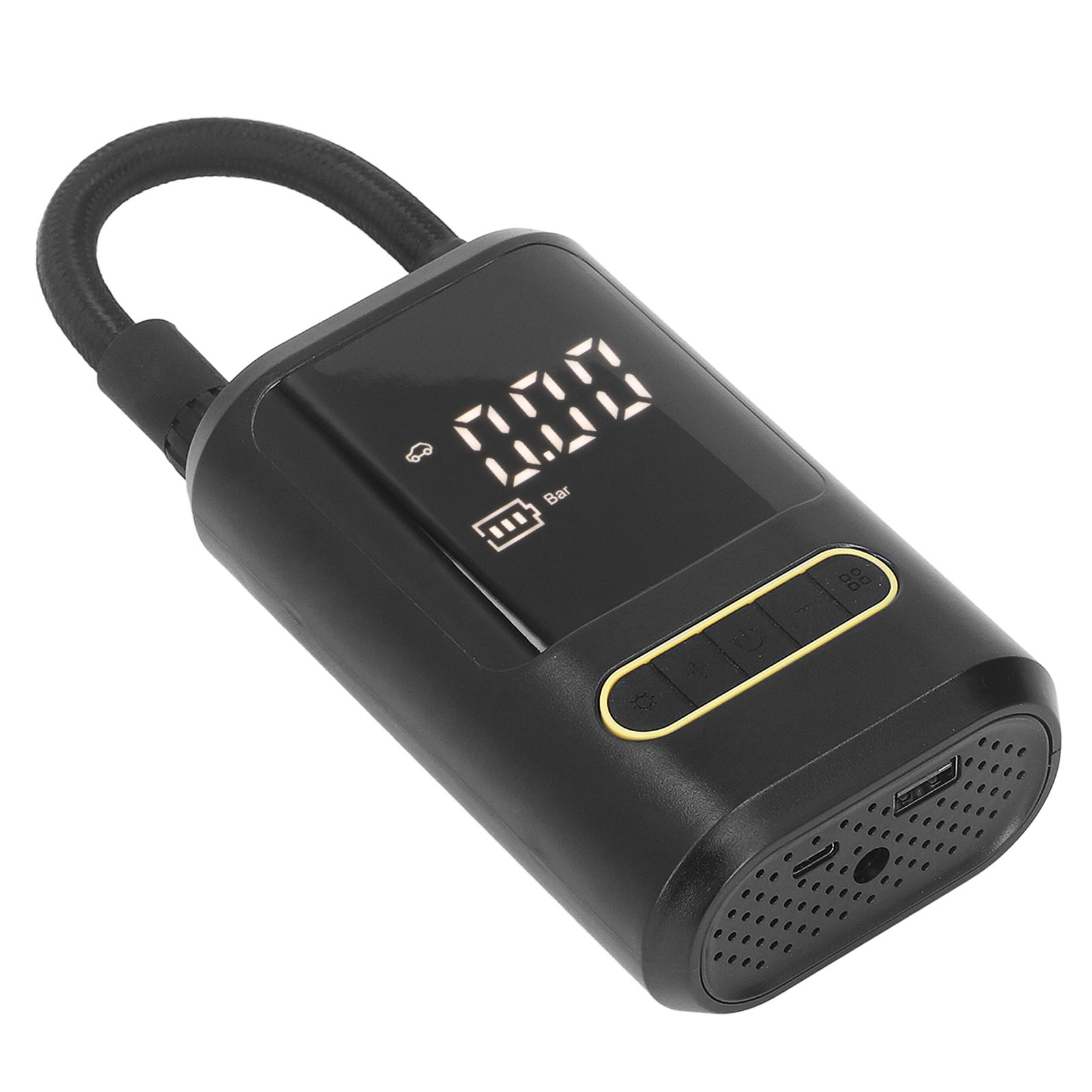 Elektrische Auto-reifenpumpe Mit Lcd-digitalanzeige, Kabellos, Mit Dual-netzteil, 7,4 V, 3–150 Psi