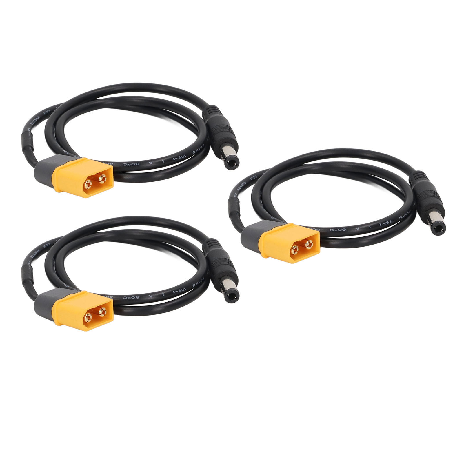 3 Stück Xt60 Auf Dc Kabel Stecker Auf Stecker Akkuadapter Ladekabel Für Drohne Auto