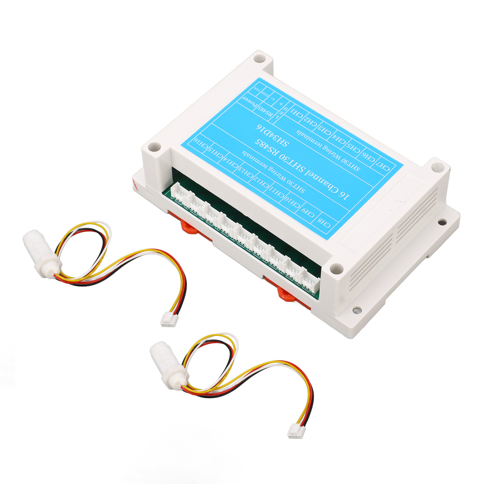 Rs485 Temperatur- Und Feuchtigkeitssensormodul Mit 16 Kanälen, Kollektor- Und Steuerplatine Für Rtu-elektronikkomponenten, Dc 830v