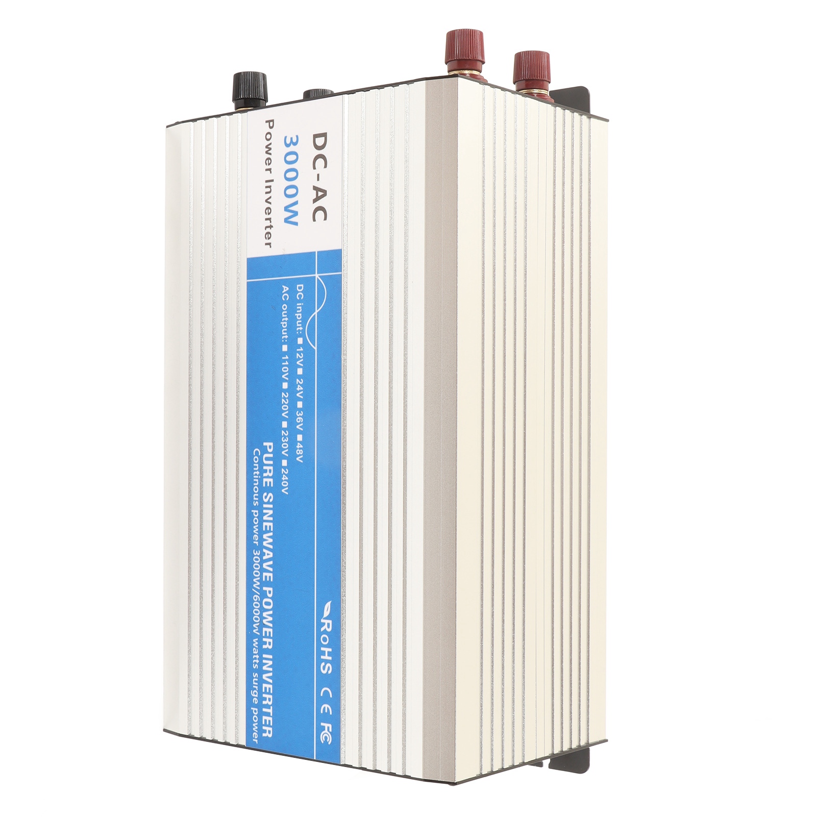 3000-w-sinus-wechselrichter (dc/ac) Mit Steckdosen, Usb-anschlüssen, Lüfter, 220-v-wechselstromausgang, 24-v-gleichstromeingang