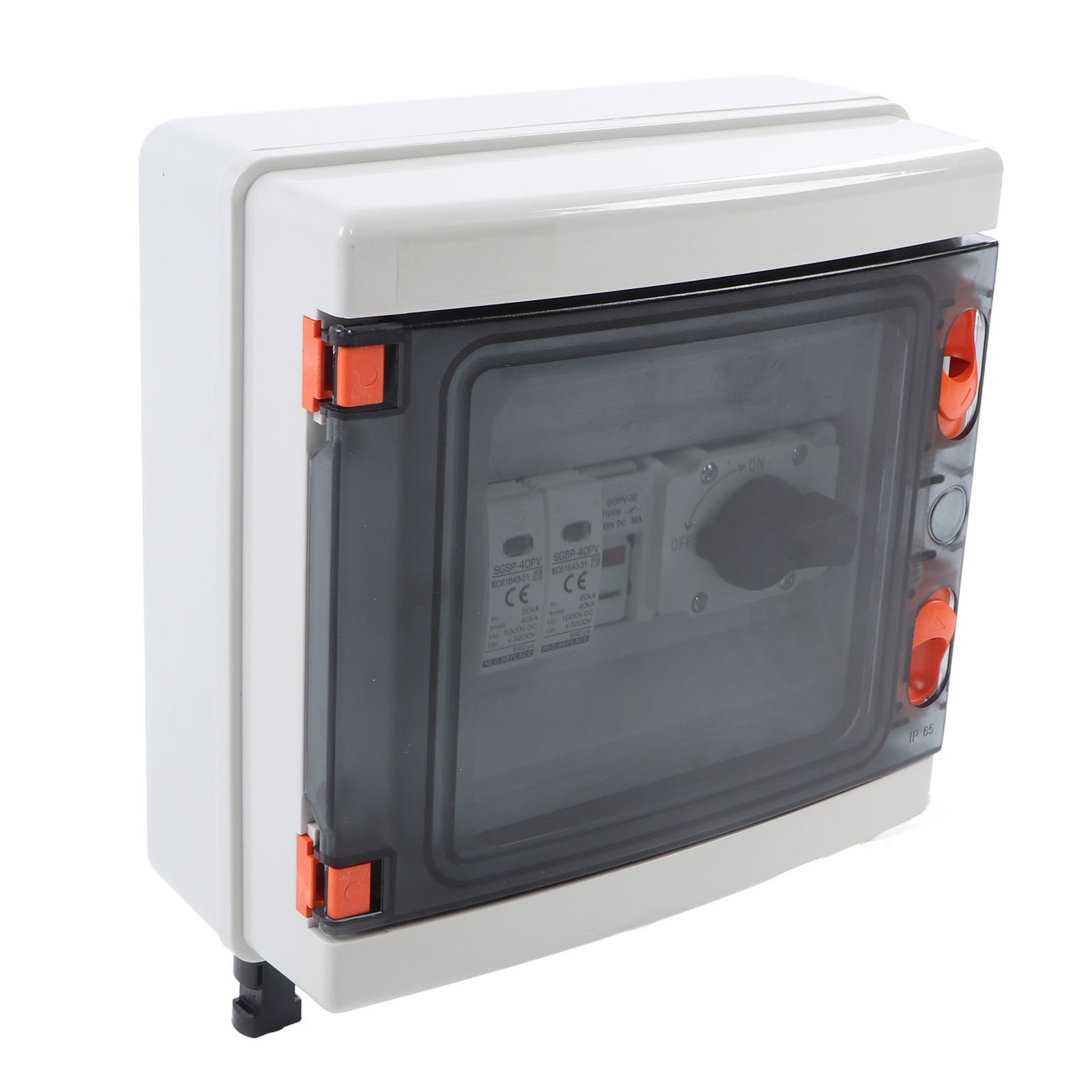 Photovoltaik-kombinationsbox Ip65 Wasserdicht, 1 Eingang, 1 Ausgang, Mit Trennschalter, 1000 V, 32 A