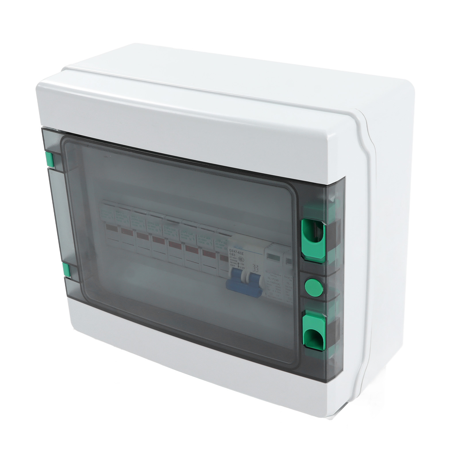 4-string-pv-kombinationsbox Mit Überspannungsableiter, 15-a-sicherung, 63-a-dc-leistungsschalter, Schutzart Ip67, Solar-kombinationsbox Dc 1000 V