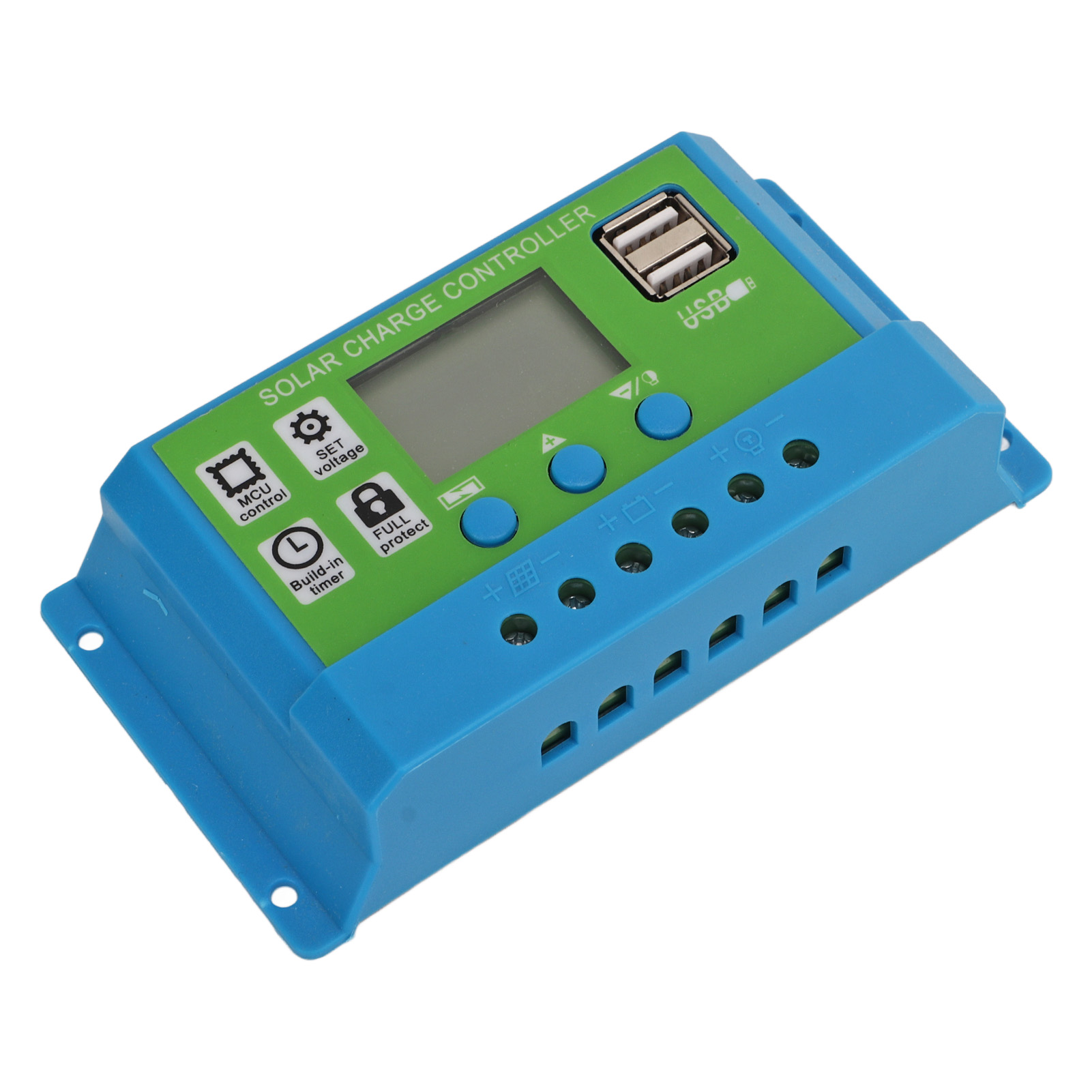 Solarladeregler Mit Digitaler Anzeige, Einstellbare Parameter, 12 V/24 V, Adaptiv, 10 A