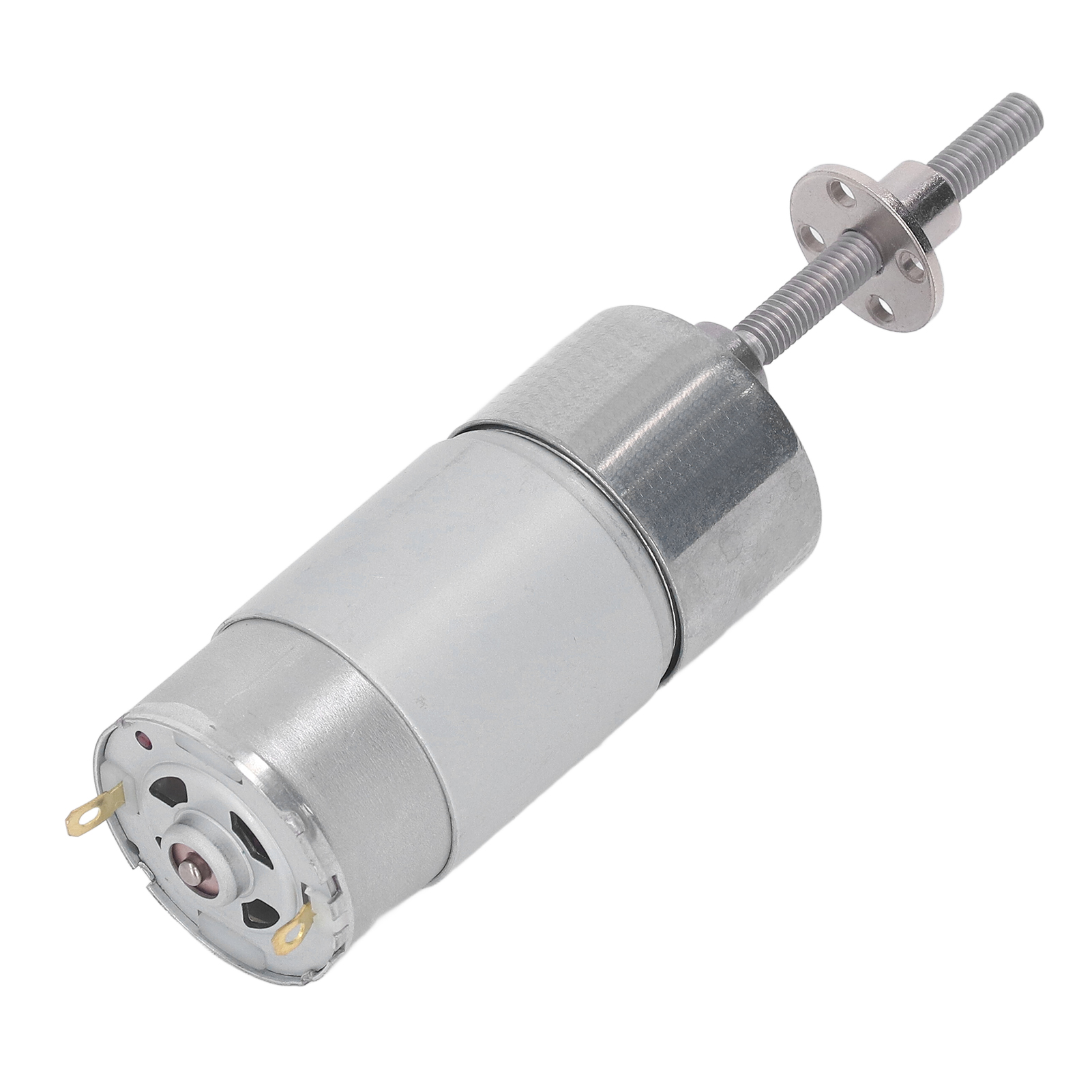 Selbsthemmender Gleichstrom-schneckengetriebemotor Mit Flansch M6-gewindewelle, Drehzahlreduzierung, 12 V Dc, 45 U/min