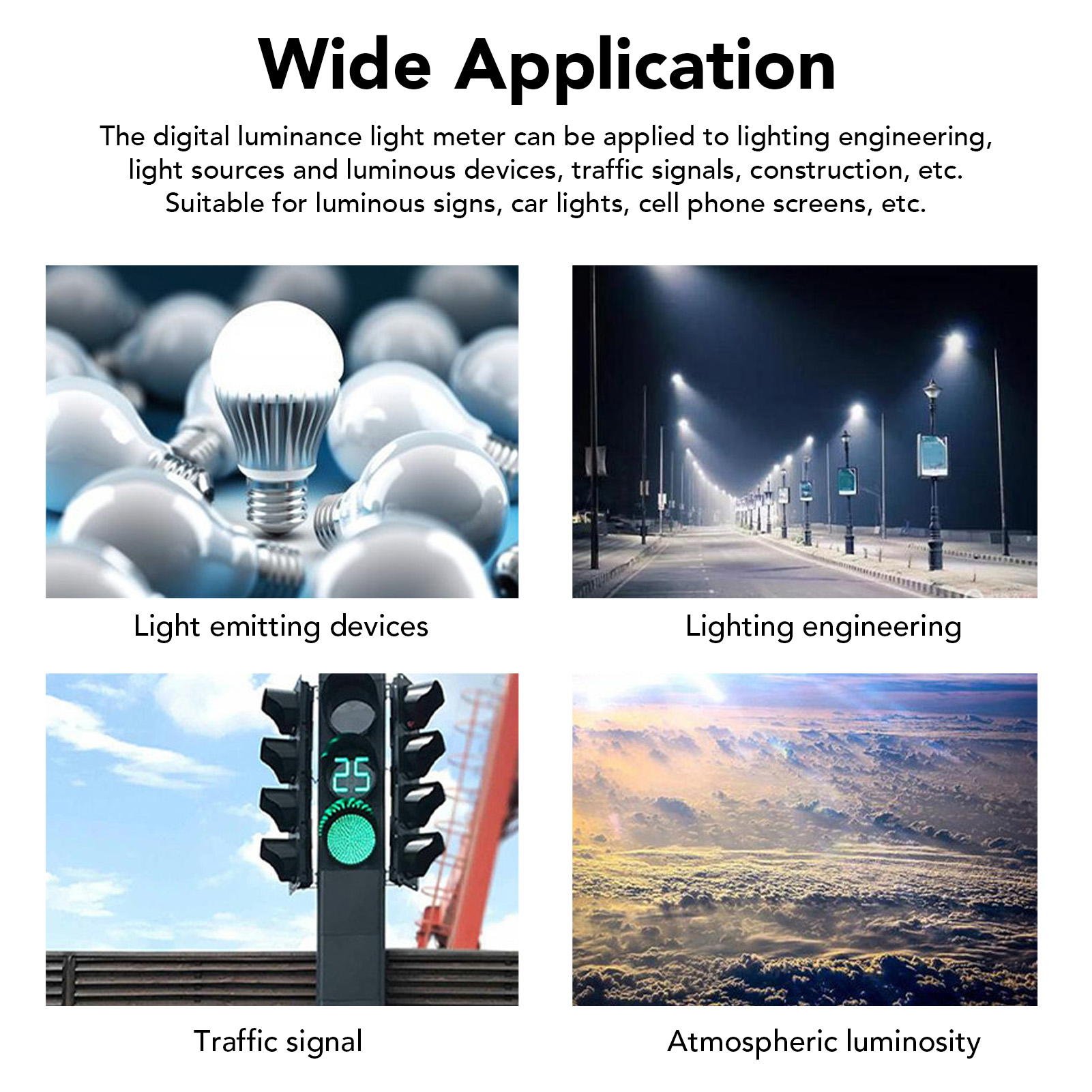 Lcd-digitalanzeige, Beleuchtungsstärkemesser Mit Automatischer Abschaltfunktion, Fotometer