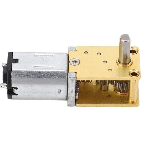 12-v-gleichstrom-schneckengetriebemotor Mit Robustem Lager, Hohem Drehmoment, Geräuscharmem Betrieb, Einwellen-untersetzungsmotor Mit Sockel Für Ofenroboter, 53 U/min