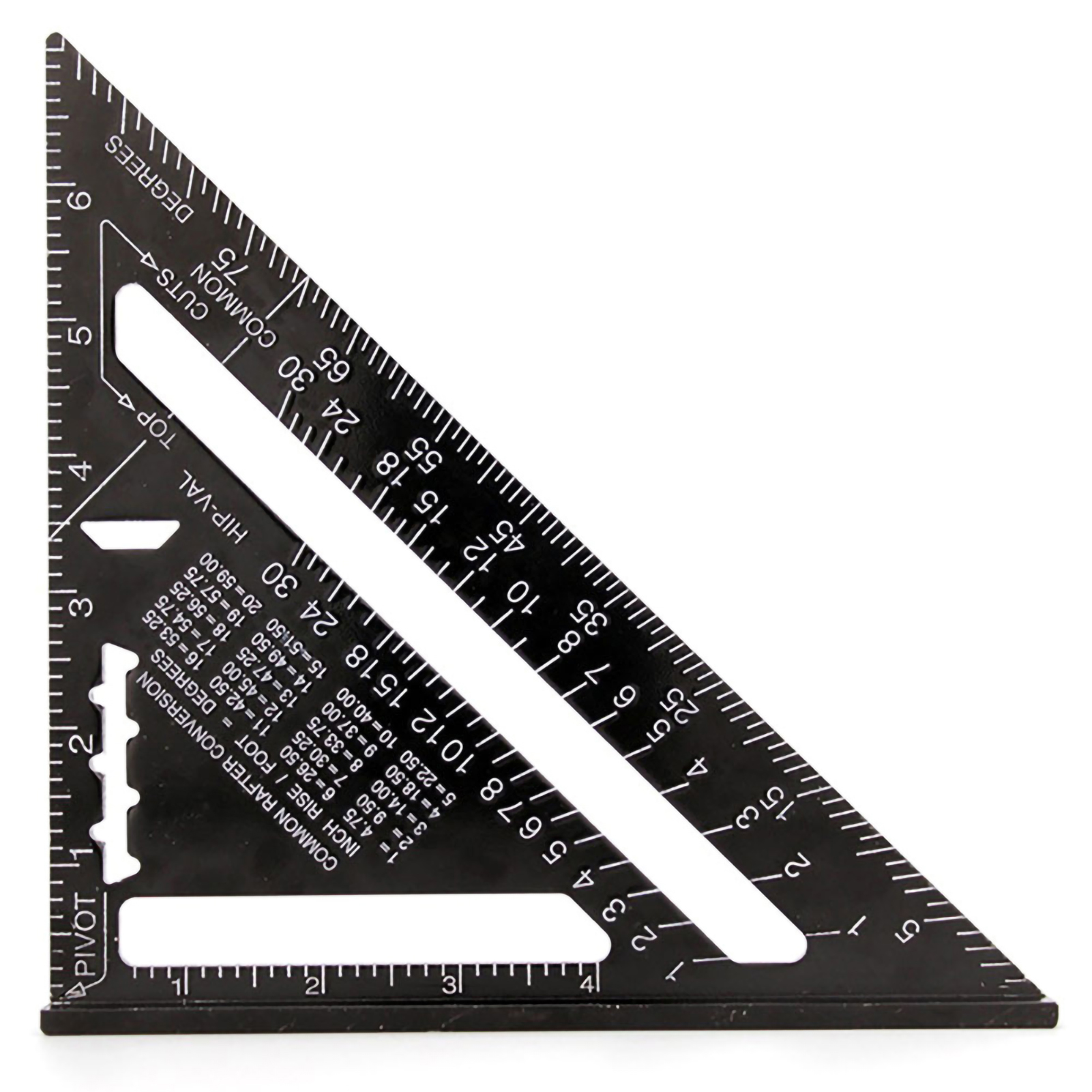 Dreiecklineal, Schwarz, Rechtwinklig, Zoll, Metrisch, Aluminiumlegierung, Schreinerwinkel, Messgerät, Holzbearbeitungswerkzeug, 12 Zoll
