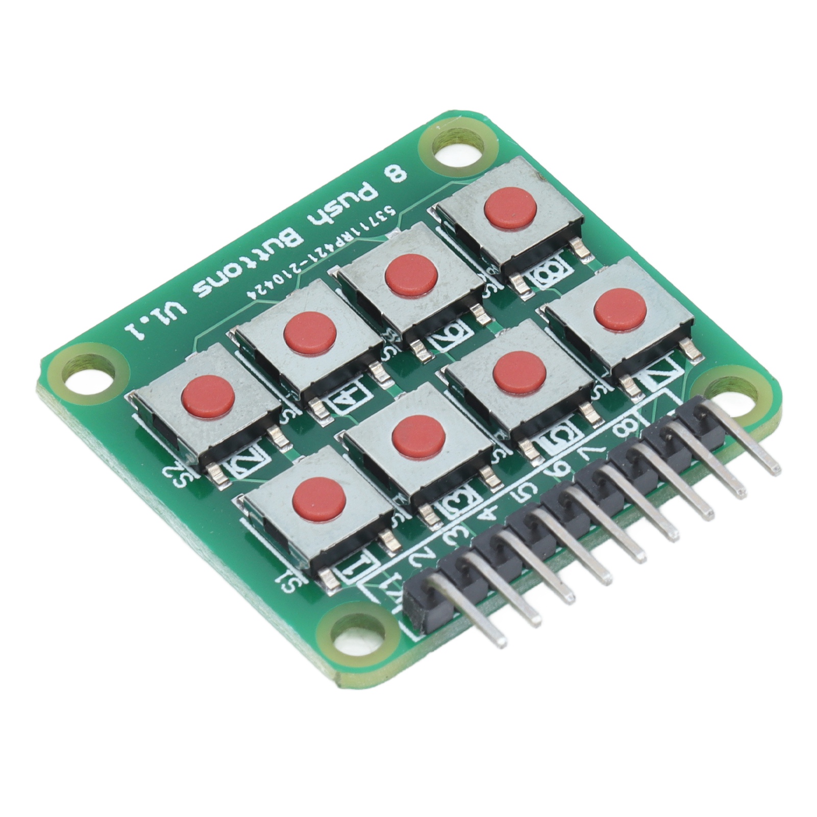 Tastenfeldmodul Mit 2x4-matrix Und 8 Mikro-druckschaltern Für Ein-chip-mikrocomputer