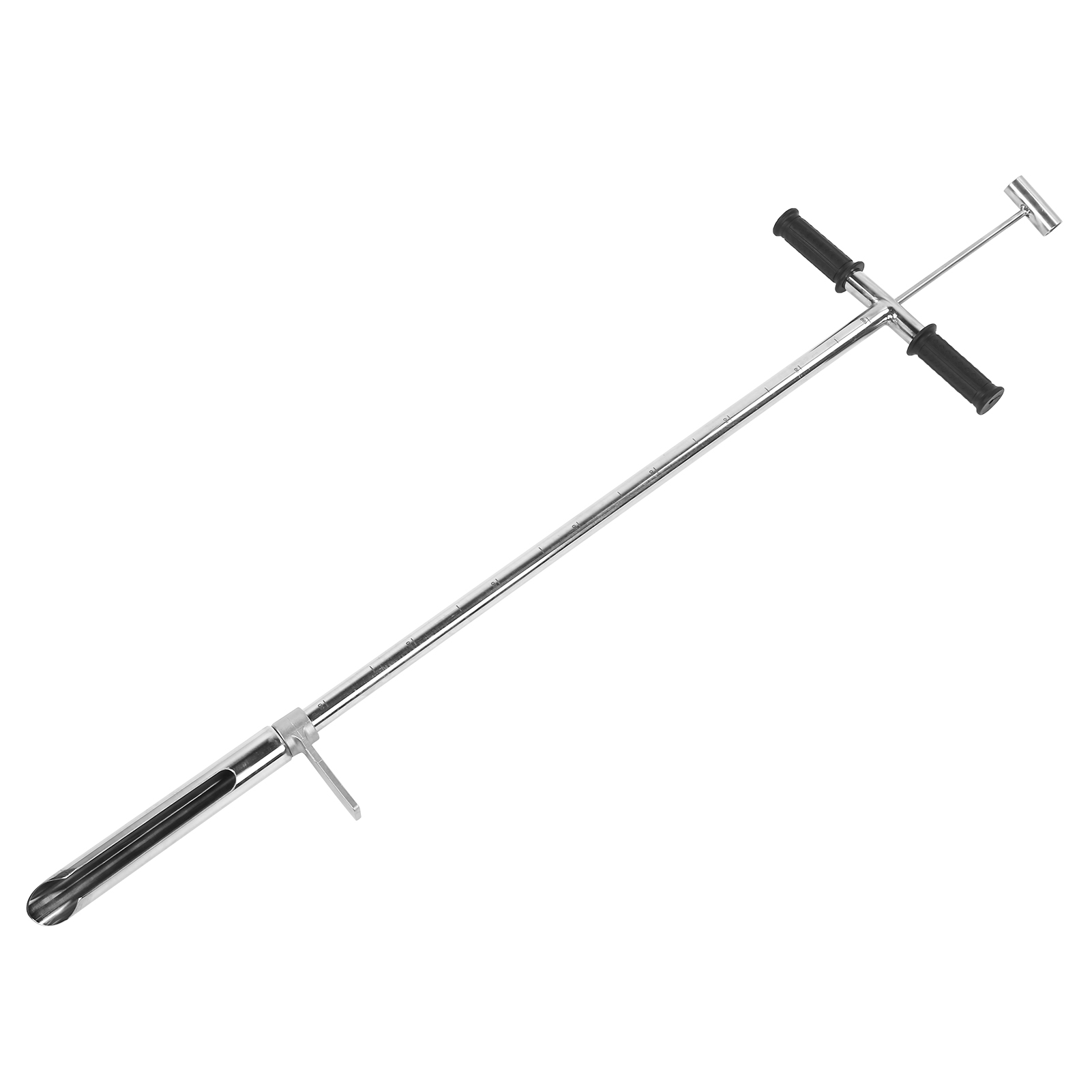 Bodenprobenentnahmesonde, 105 Cm Lang, 38 Mm Öffnung, Edelstahl, Mit Fußpedal