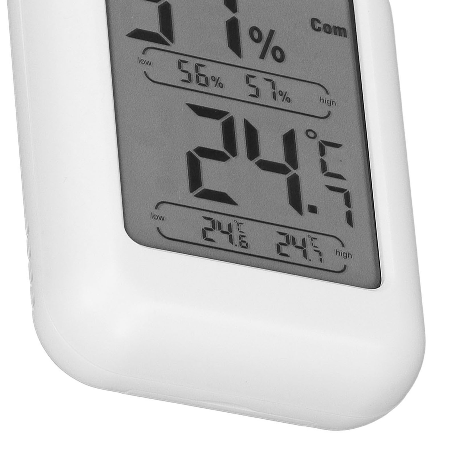 Digitales Thermometer Und Hygrometer Für Den Innenbereich: Schnelle Und Einfache Messung Von Temperatur Und Luftfeuchtigkeit Mit Magnetanschluss.