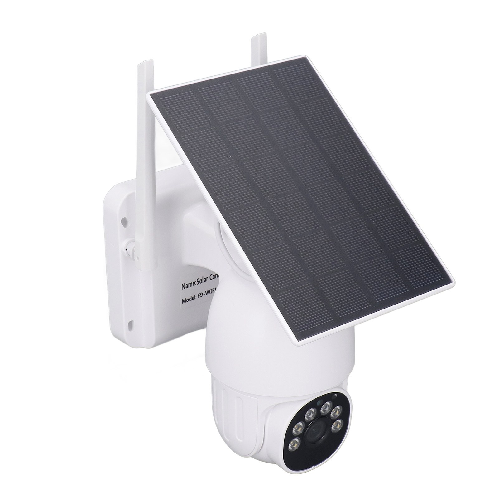 Solarbetriebene Überwachungskamera 2mp 1080p Hd Farb-nachtsicht 2-wege-gegensprechanlage Wasserdichte Wlan-kamera Für Gartenteich