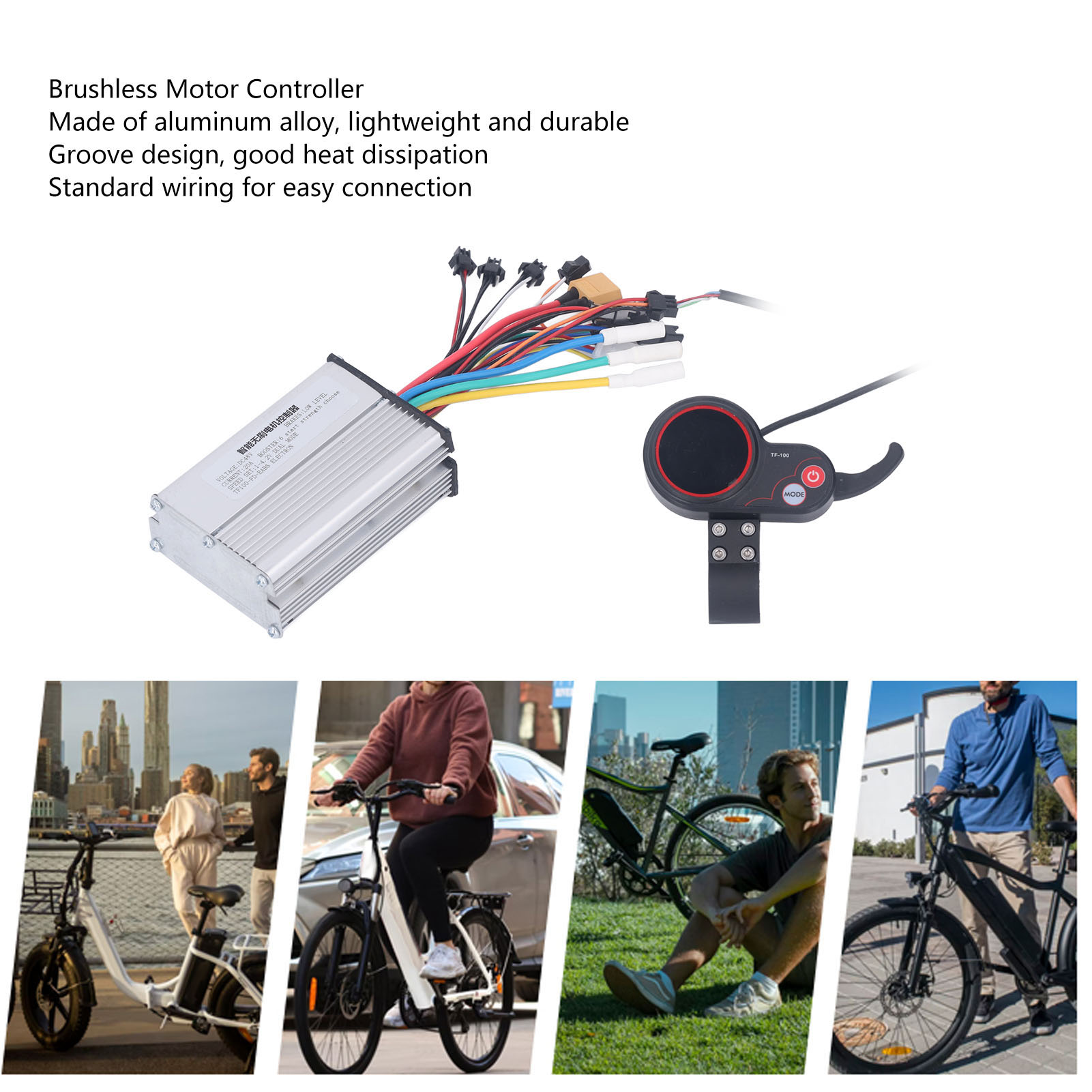 Dc48v Bürstenloser Controller Intelligenter Motordrehzahlregler Für Elektrofahrräder Und -roller 350w 20a