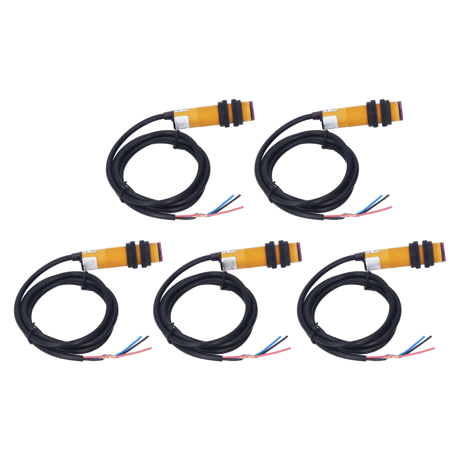 5 Stück Infrarot-lichtschrankenschalter Npn, Normalerweise Geschlossen, Erfassungsbereich 5 Bis 30 Cm, Lichtschrankensensor, Dc 10–36 V