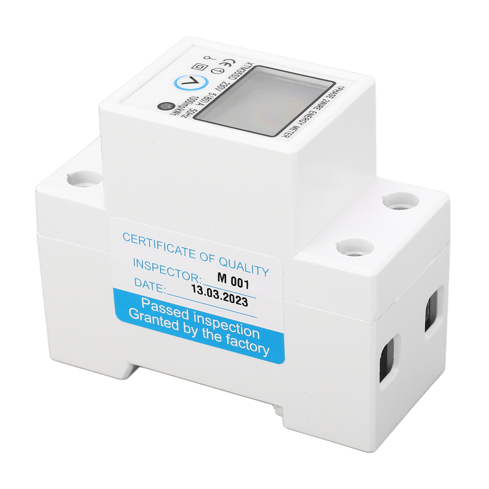 Elektronischer Energiezähler, Stromstärke, Spannung, Frequenz, Rückstellbar, Din-schienen-digitalleistungsmesser