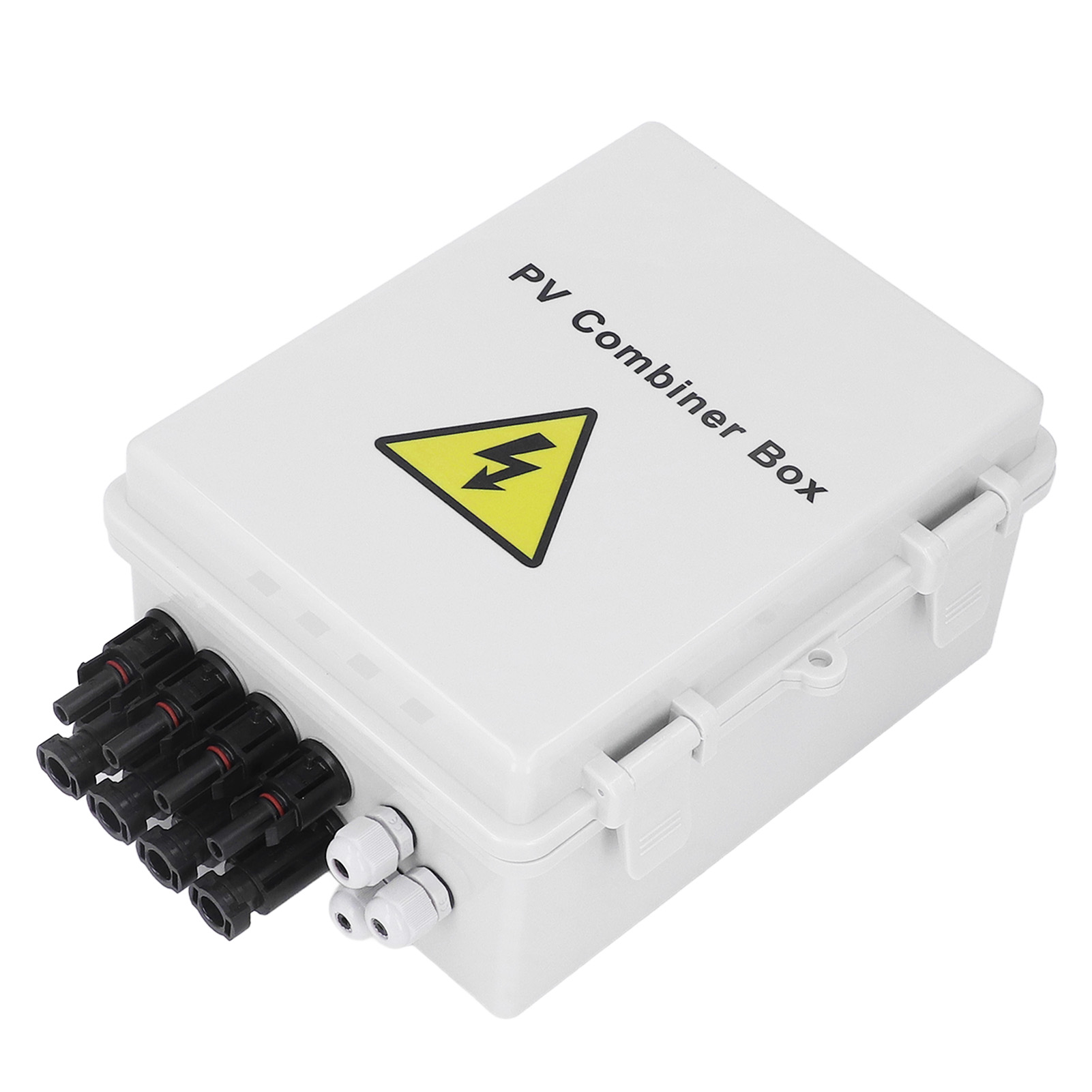 Pv-kombinationsbox Für 4 Stränge, Wasserdicht, 10awg Dc, Solar-kombinationsbox Mit 15a-sicherung Und 63a-leistungsschalter