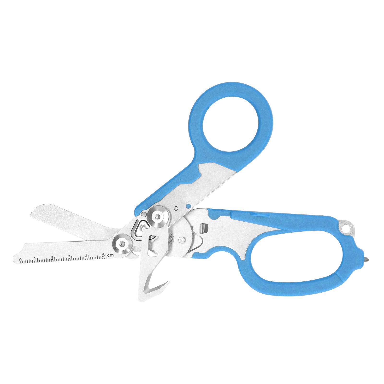 Klappschere Aus Edelstahl, Transparente Skala, Windschutzschneider, Schraubenschlüssel, Werkzeug Für Den Außenbereich, Blau