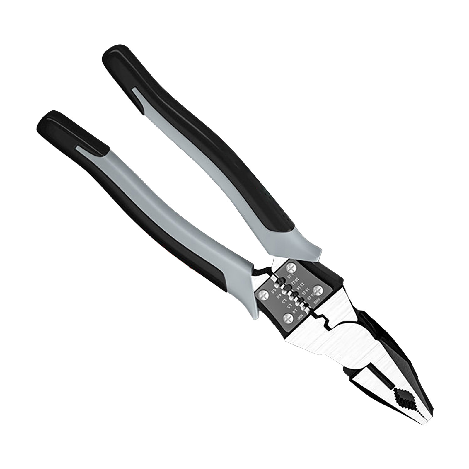 Abisolierzange 23 Cm (9 Zoll) Aus Stahl, Eisen Und Kupfer, Chrom-vanadium-stahl, Multifunktionale Elektrikerzange, Industriequalität
