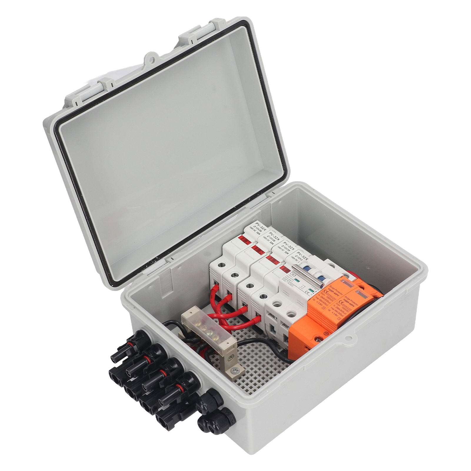 Pv-kombinationsbox Aus Metall, Solar-kombinationsbox Für Netzgekoppelte Und Netzunabhängige Solaranlagen, Dc 1000 V