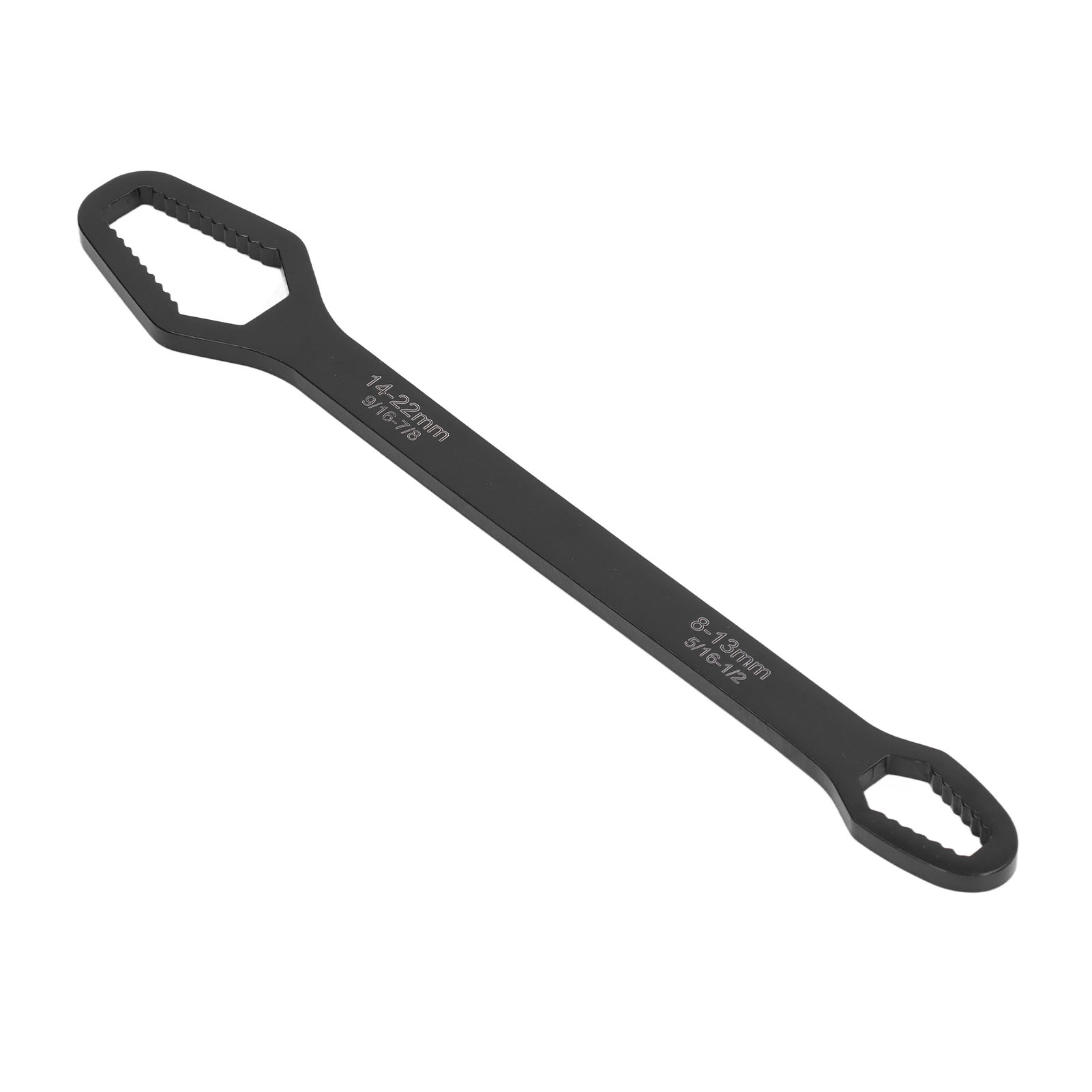 Multifunktionaler Doppelmaulschlüssel 8–22 Mm, Selbstspannend, Mit Doppelkopf, Für Autoreparaturen, Schwarz