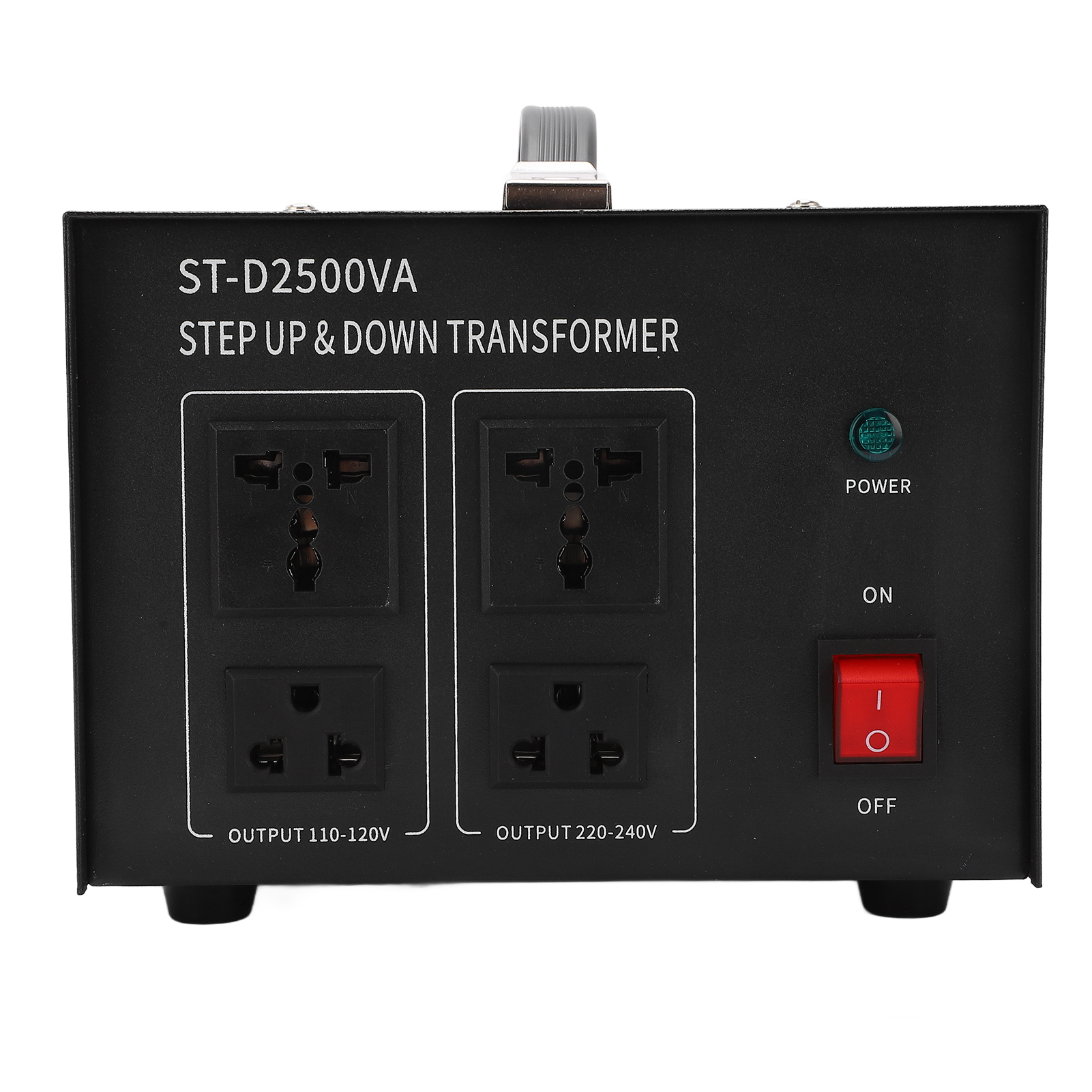 2500-w-spannungswandler 110–120 V Auf 220 V (aufwärtswandler) / 220–240 V Auf 110 V (abwärtswandler) – Universal-netzteil Mit Eu-stecker