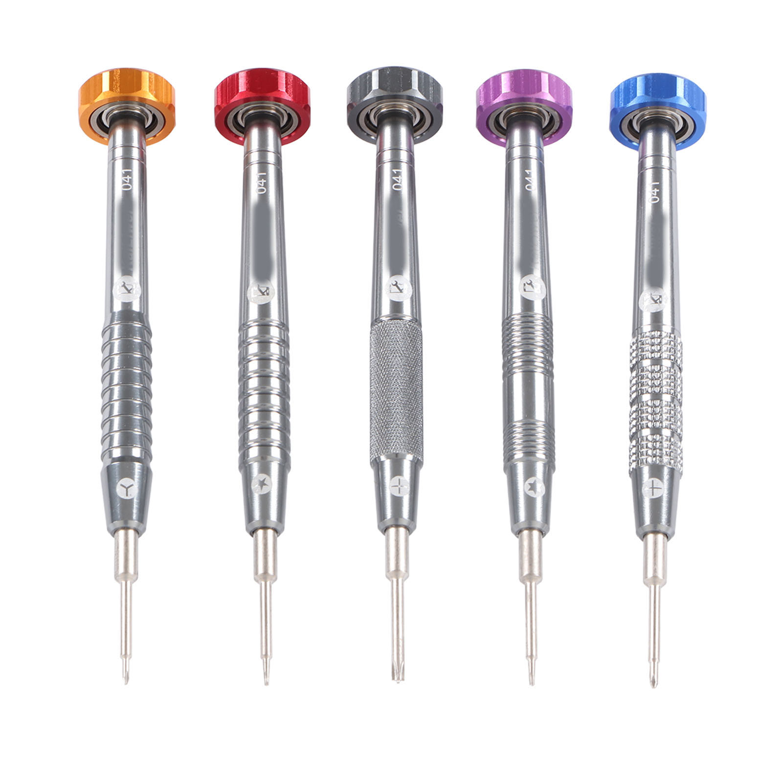 5-teiliges Schraubendreher-set Aus Metall (0,6, 0,8, 1,3, 1,5, T2) – Heimwerker-schraubendreher-set Für Uhren, Schmuck, Spielzeug Und Brillen