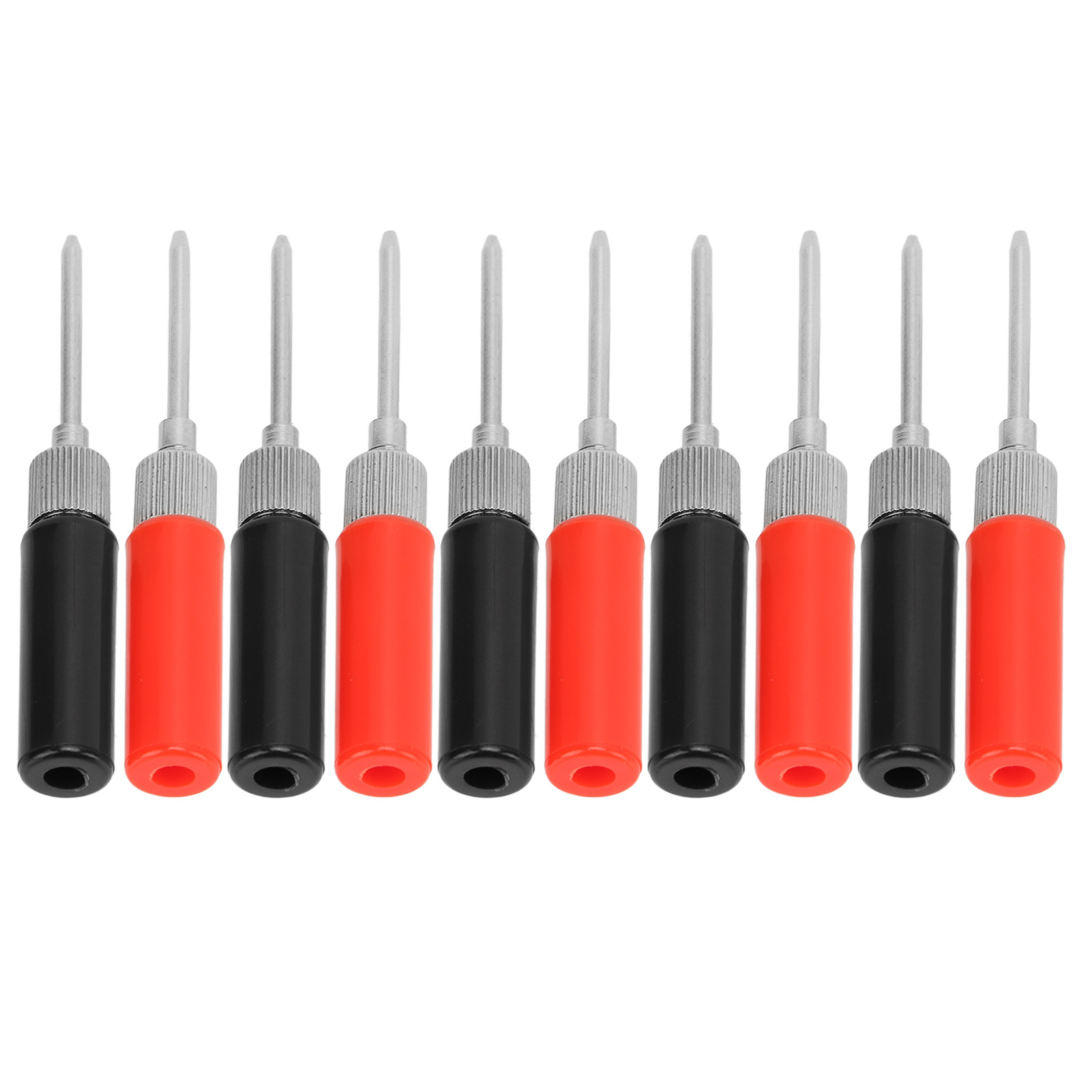 5er-set Messleitungen, Multimeter-prüfspitzen, Lötfrei, Nadel, 2 Mm, J.30014, 30 V Ac – 60 V Dc, 24 A, Rot/schwarz