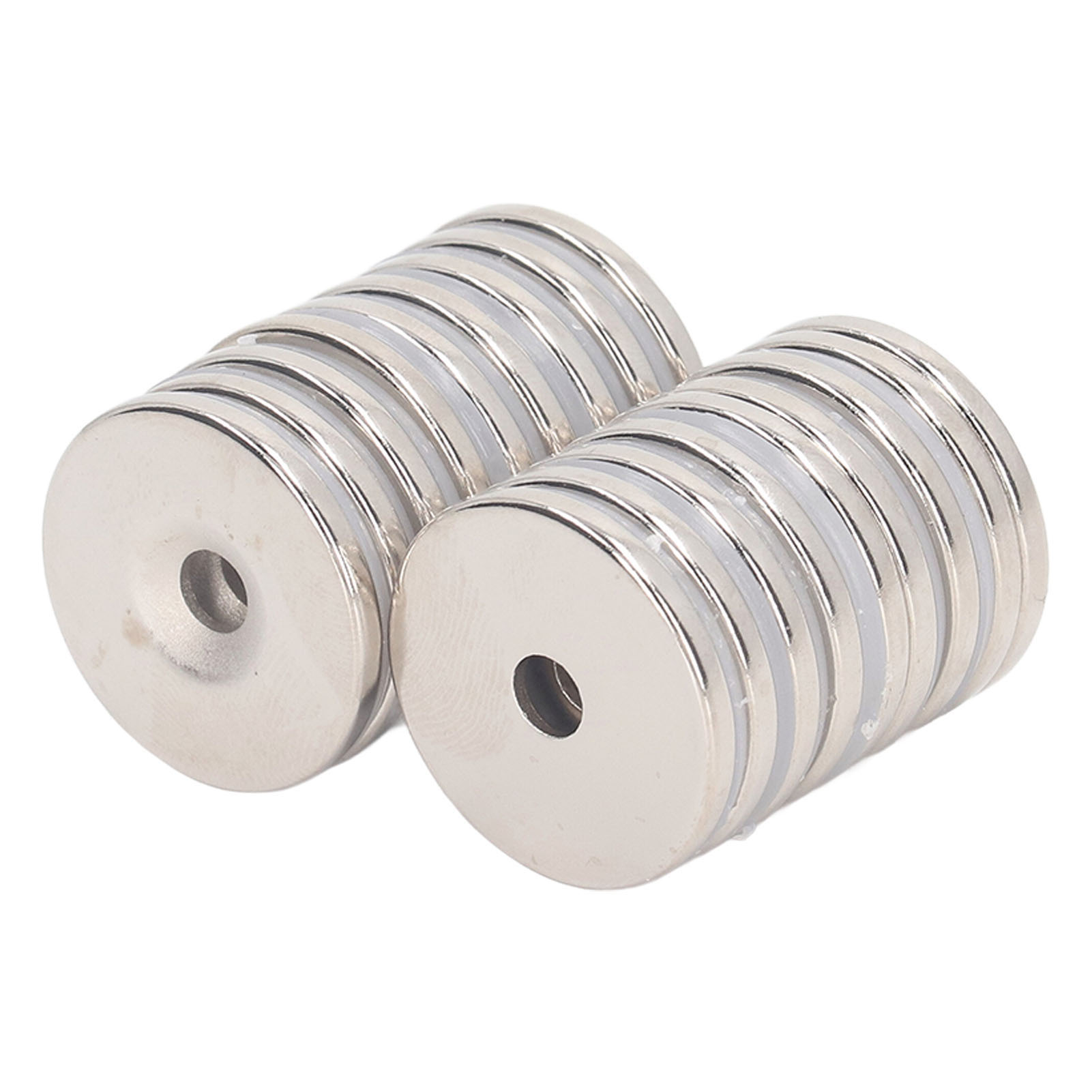 18 Mini-neodym-magnete, Starke, Runde Industriemagnete Mit Loch Für Bastelarbeiten, Experimente Und Diy-projekte