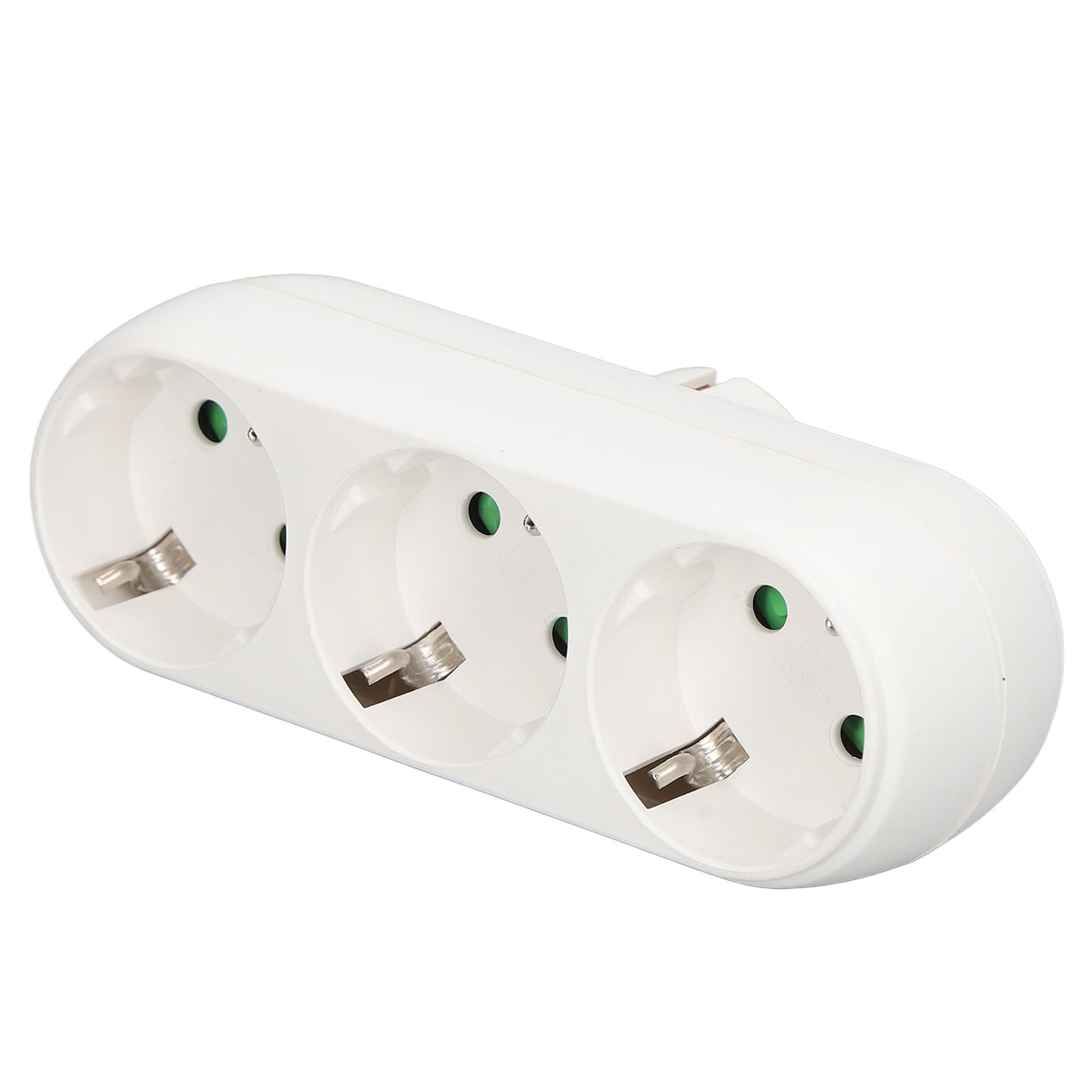 Steckeradapter 16a 250v Eu-standard Pc 3-fach Wasserdichte Steckdose Für Reisen Und Outdoor