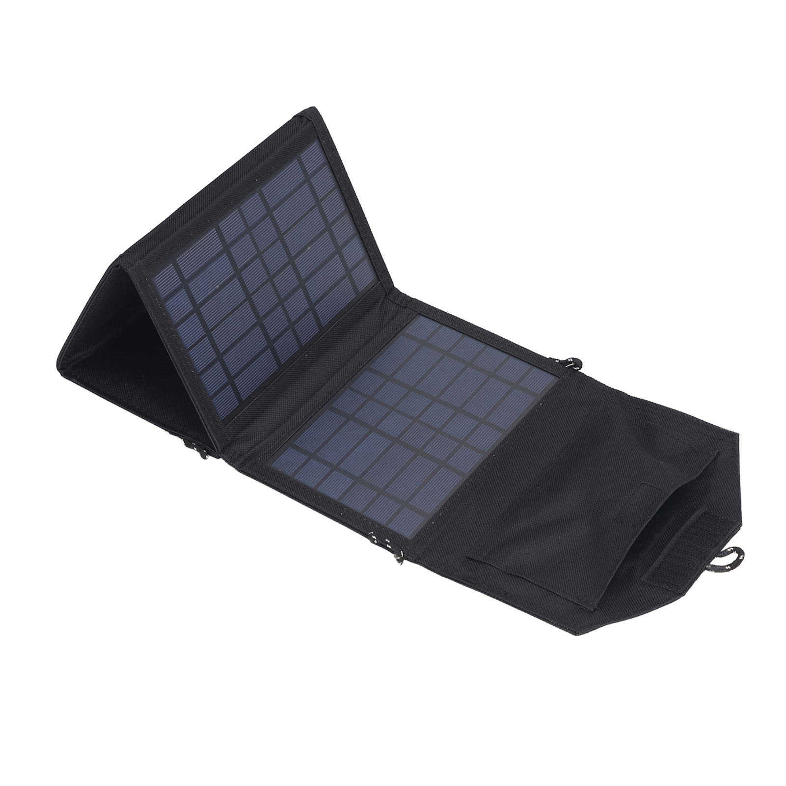 Faltbares Solarladegerät Mit Zwei Usb-ausgängen (0–2 A), Hocheffizient, Für Den Außenbereich (5 V)